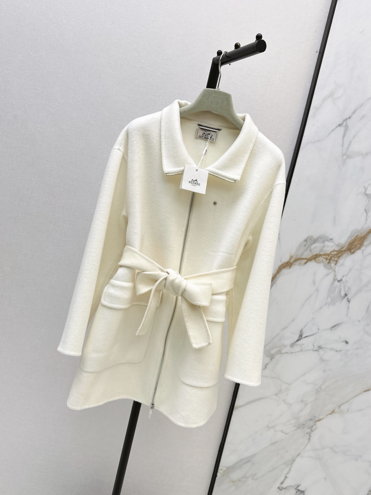 Her 26fw cashmere zipper overcoats