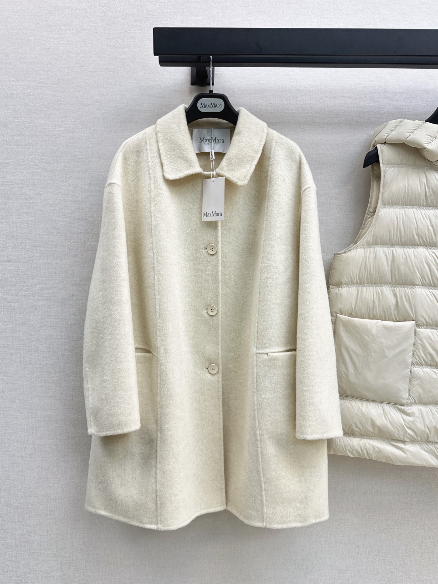 Max 26fw down vest woolen overcoats sets