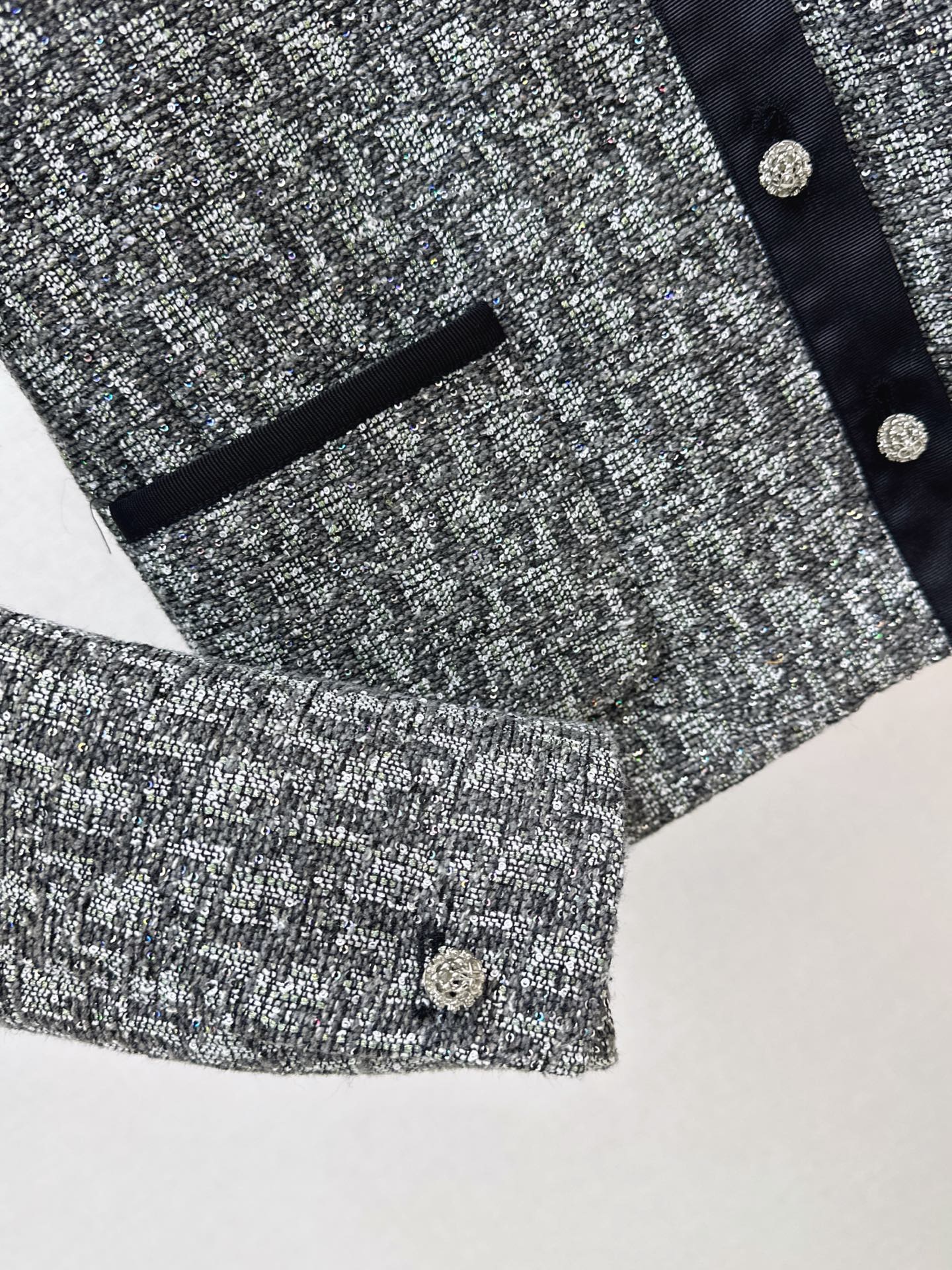 CD 26fw jacquard bow jacket
