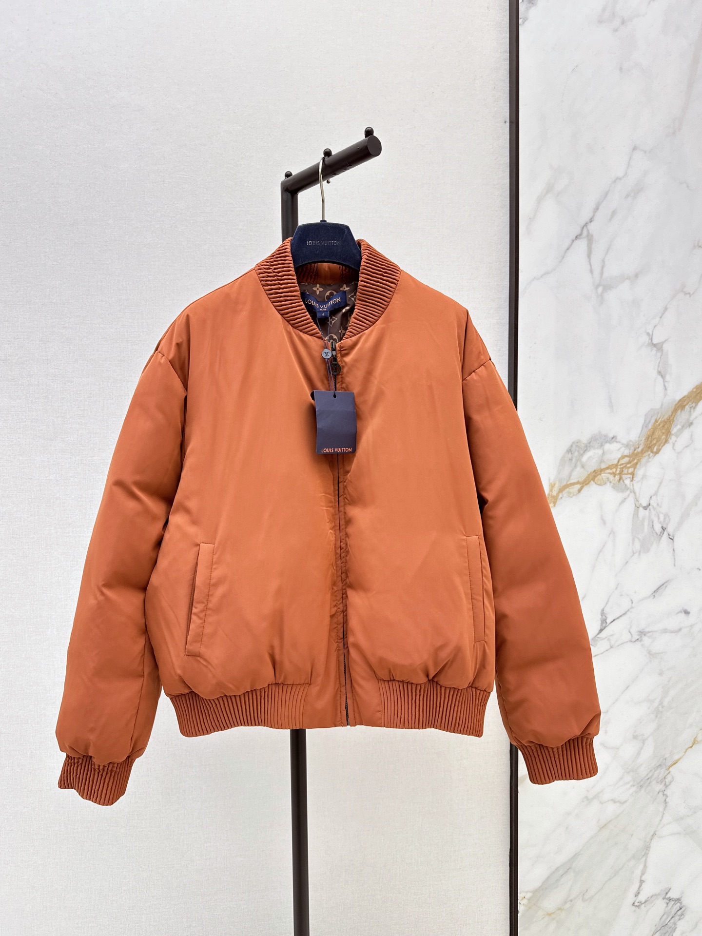 Loui 26fw print shawls down jacket sets