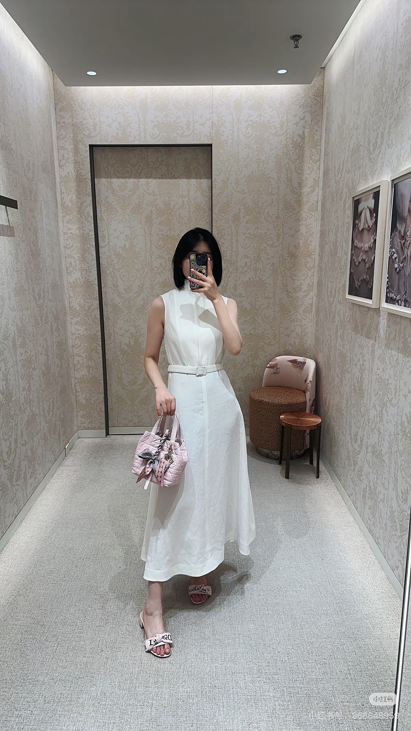 CD 26fw sleeveless shirt dress