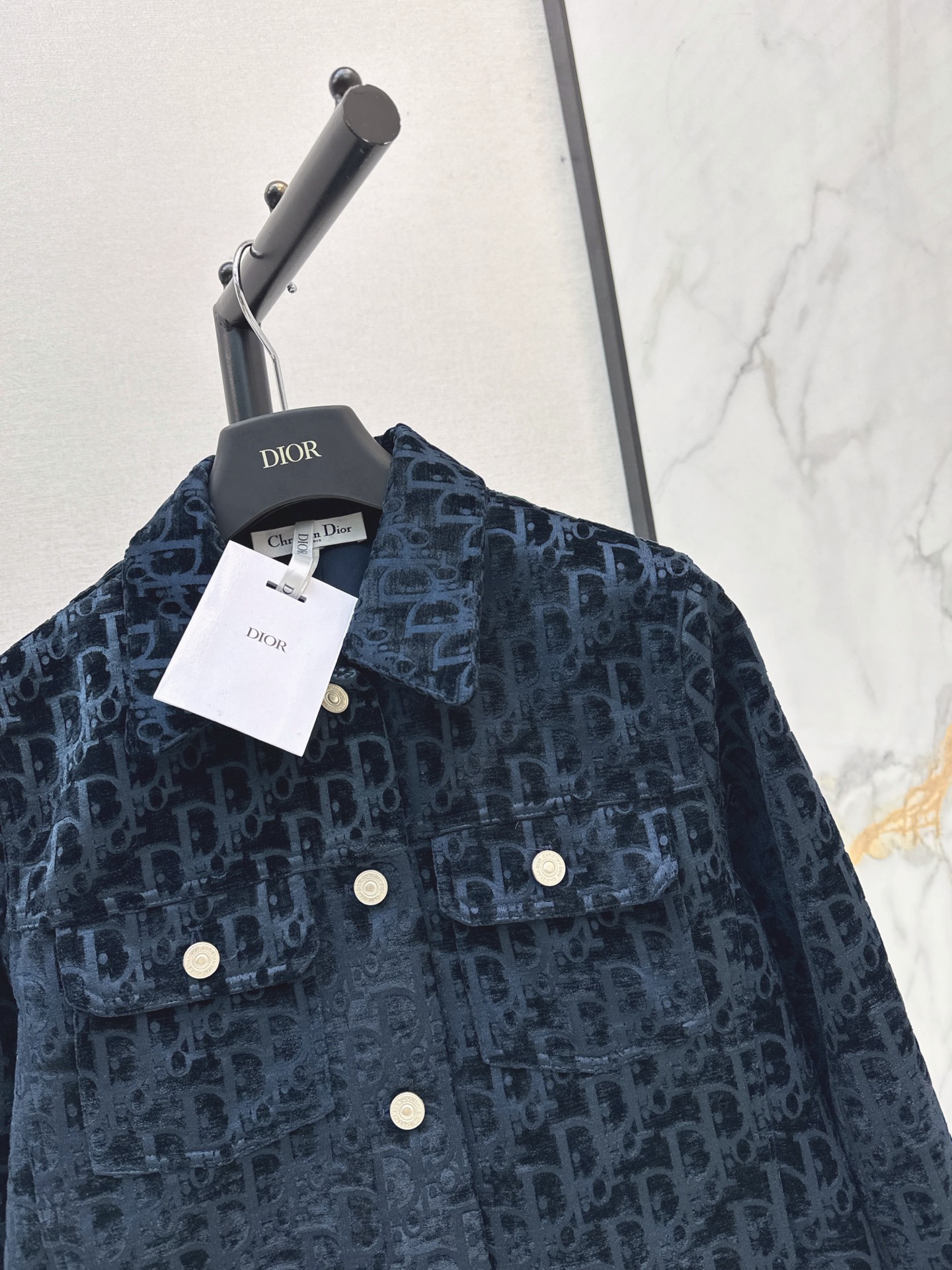 CD 26fw print cropped jacket