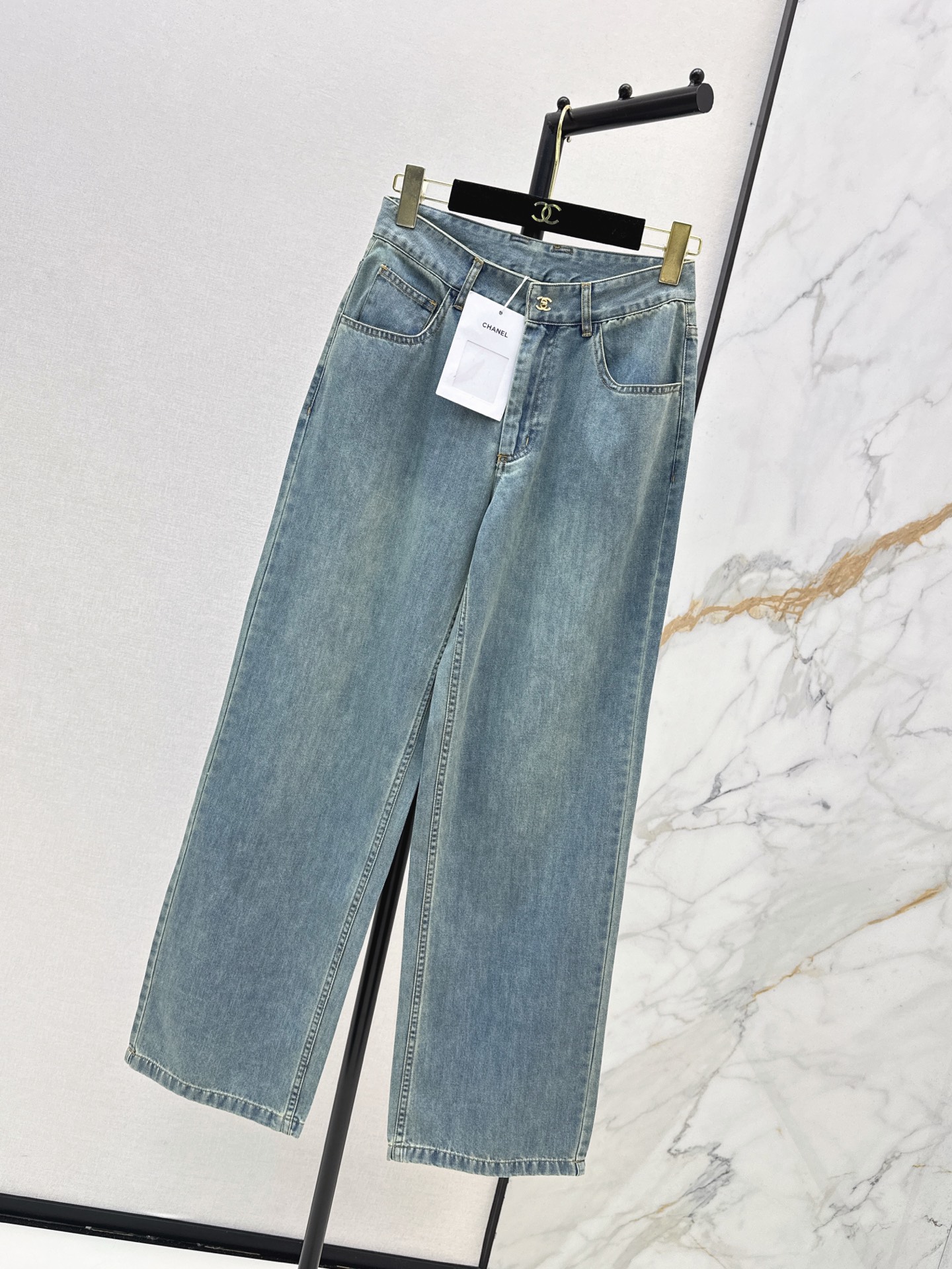Chan 26ss straigh-leg jeans