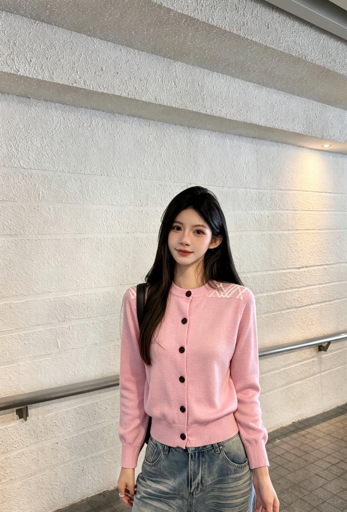 Bur 26fw knit cardigan