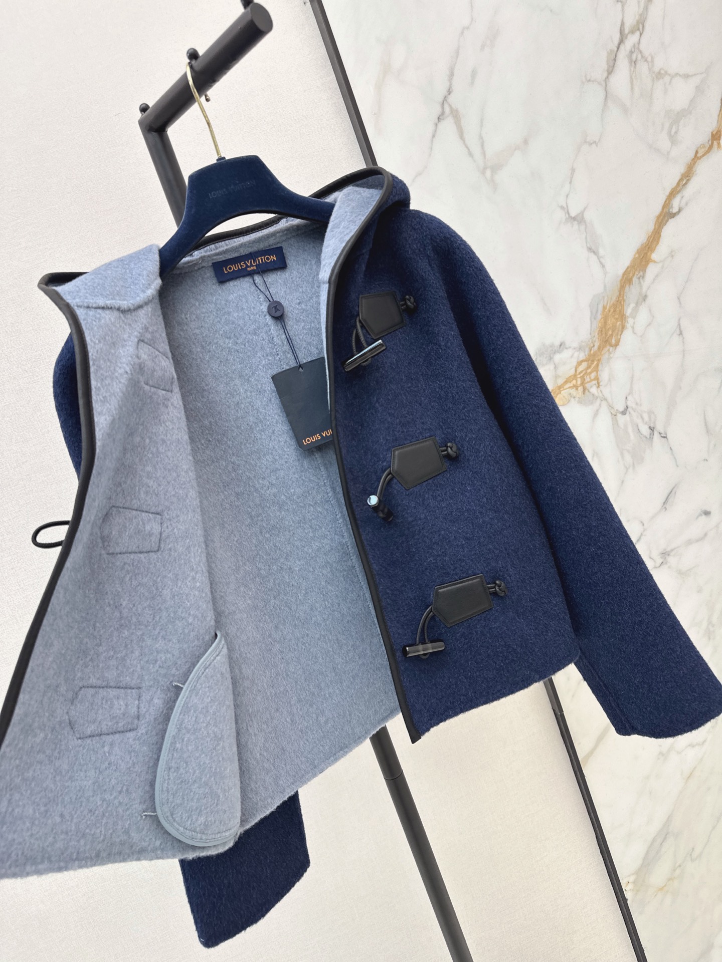 Loui 26fw woolen hooded jacket