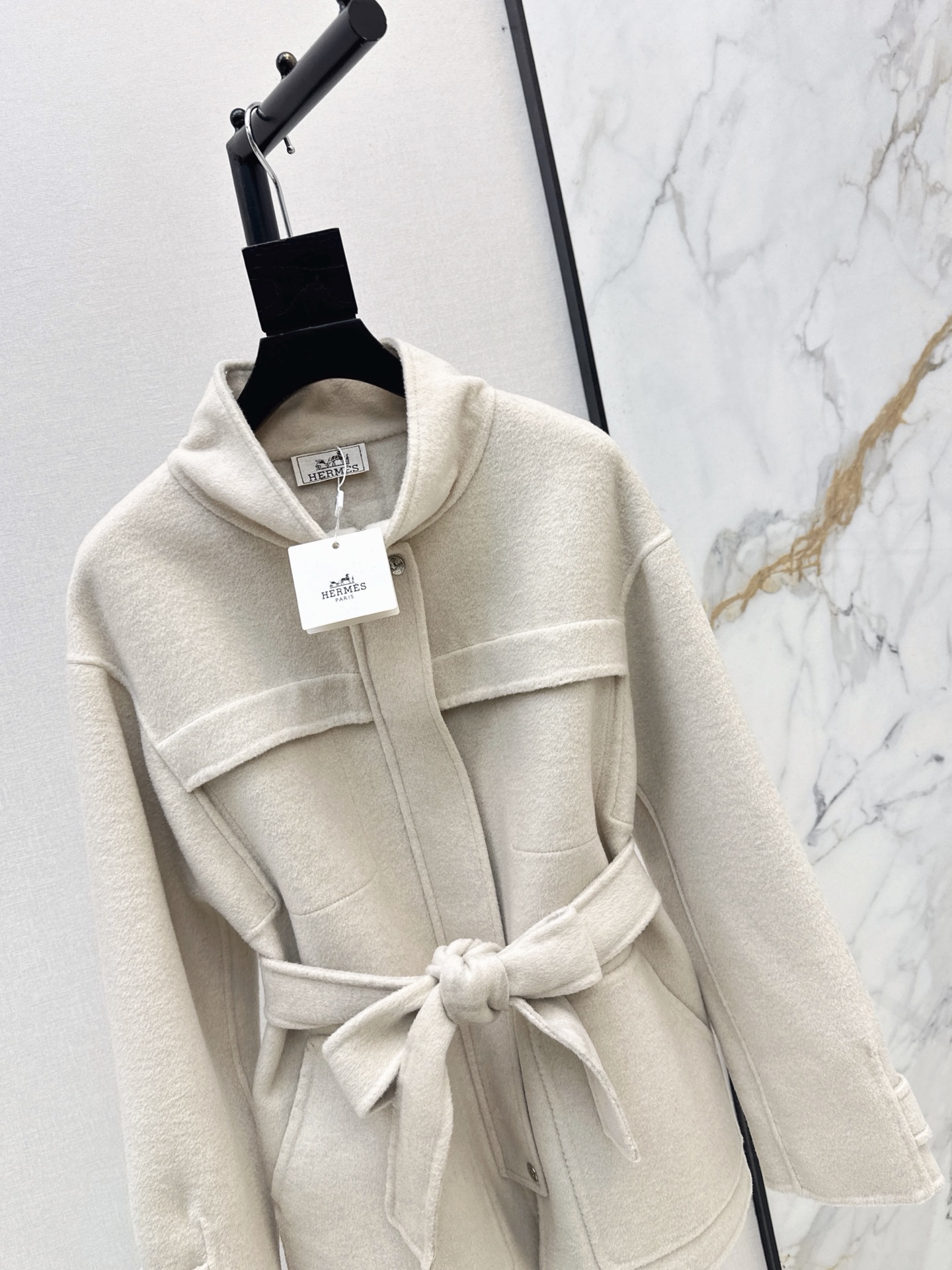 Her 26fw belted overcoats