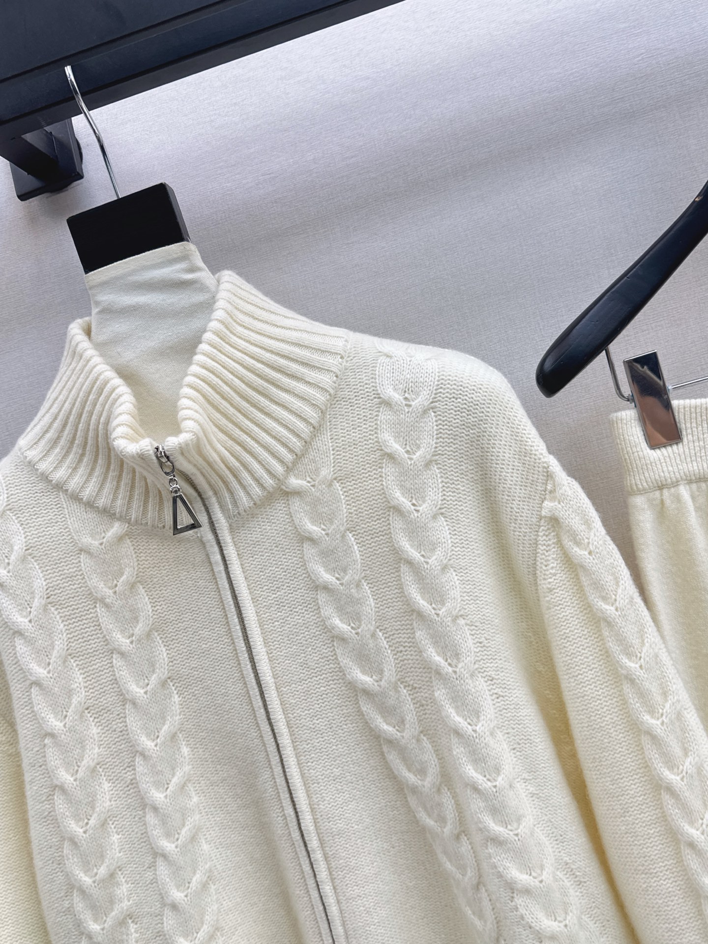 Max 26fw jacquard knit cardigan pants sets