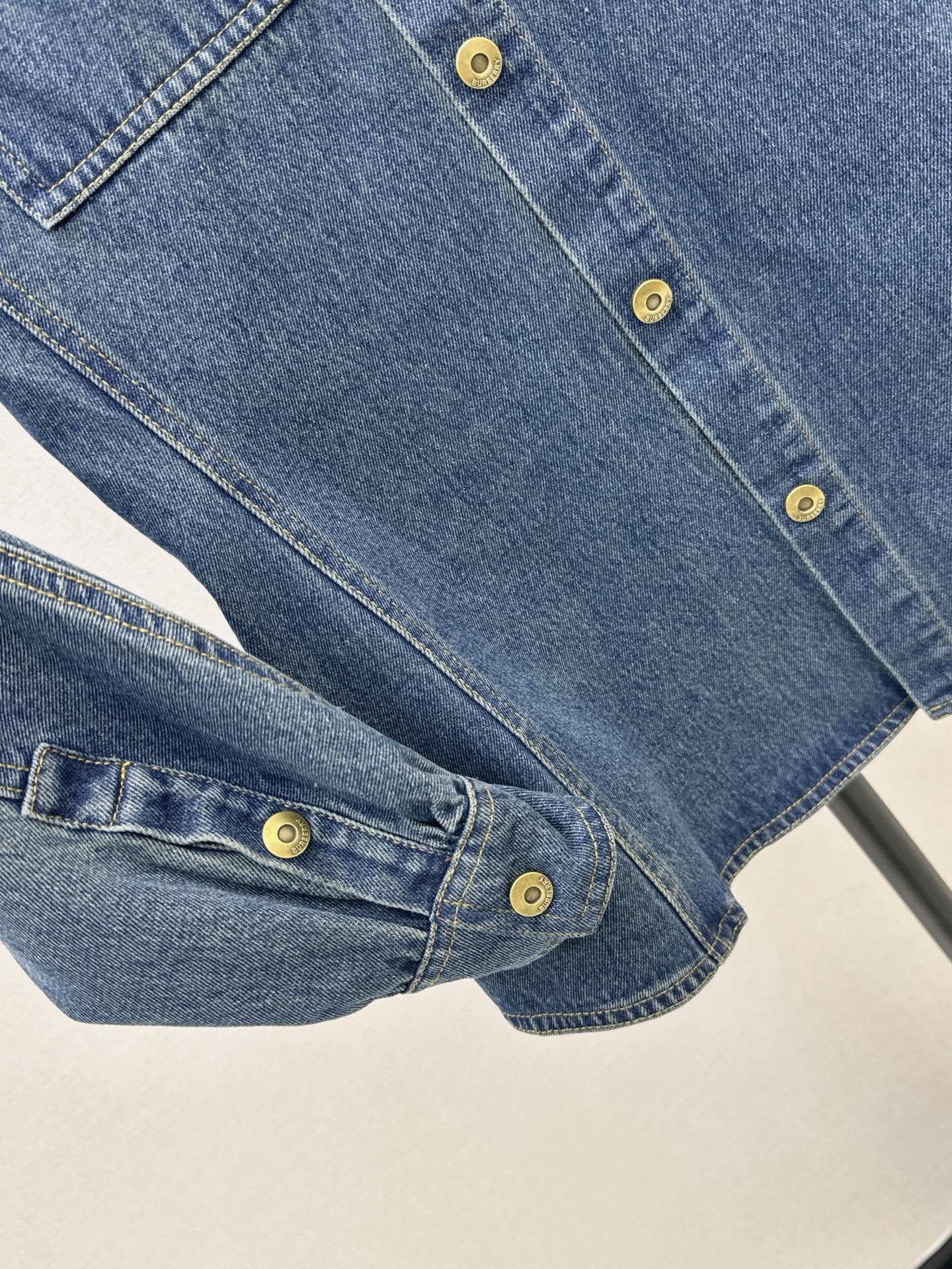 Bur 26fw denim shirt