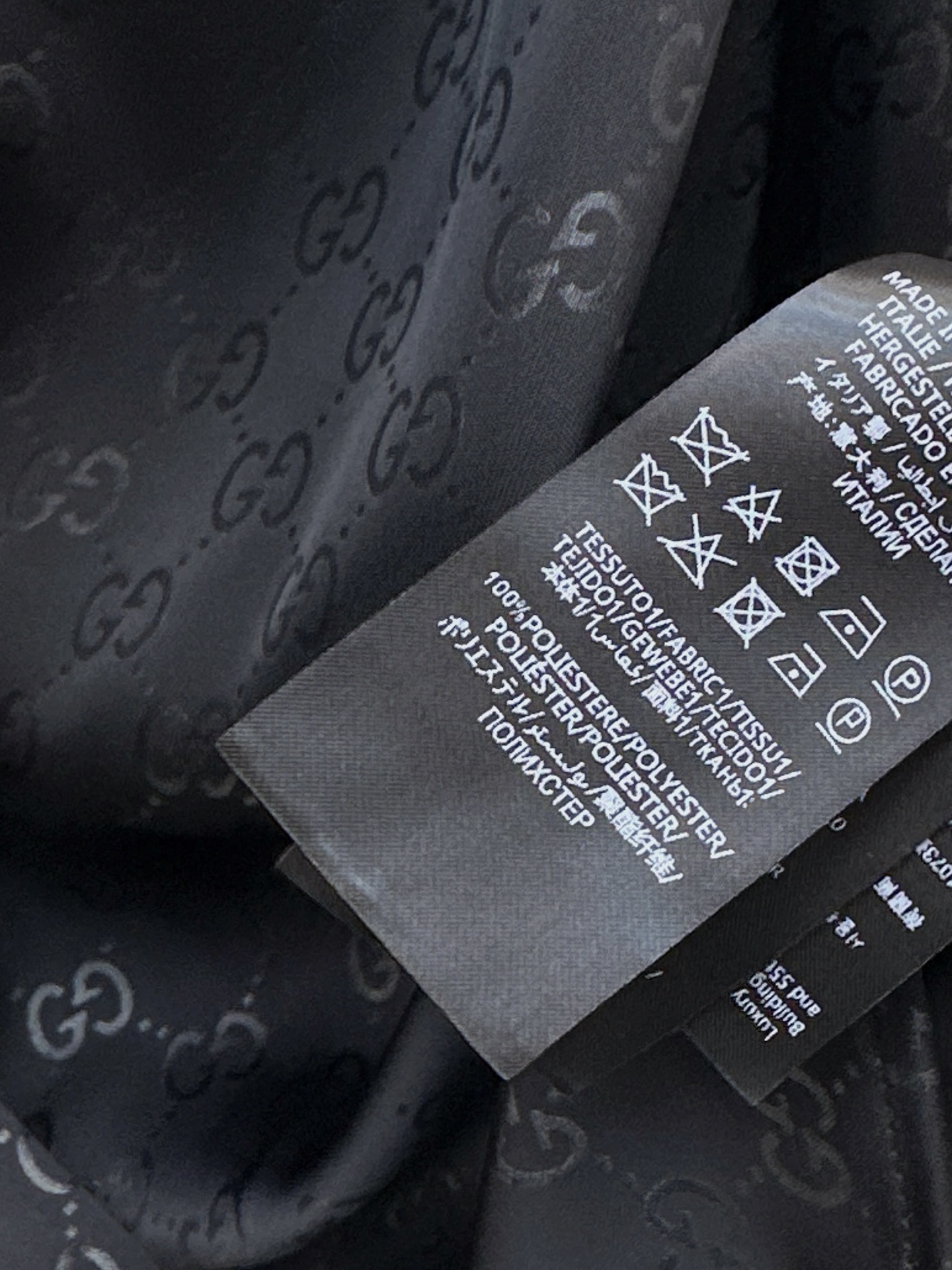 Guc 26fw jacquard ribbon shirt