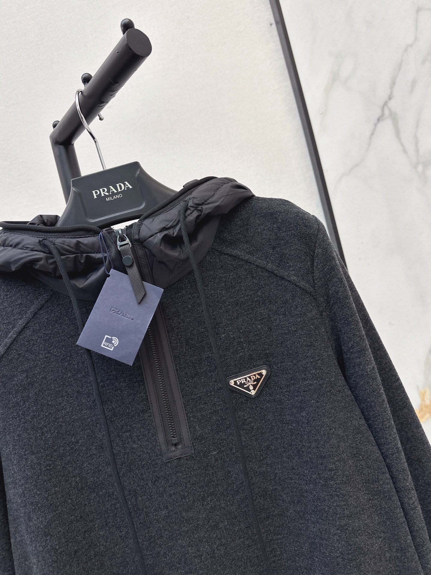Pra 26fw contract hooded sweatshirt