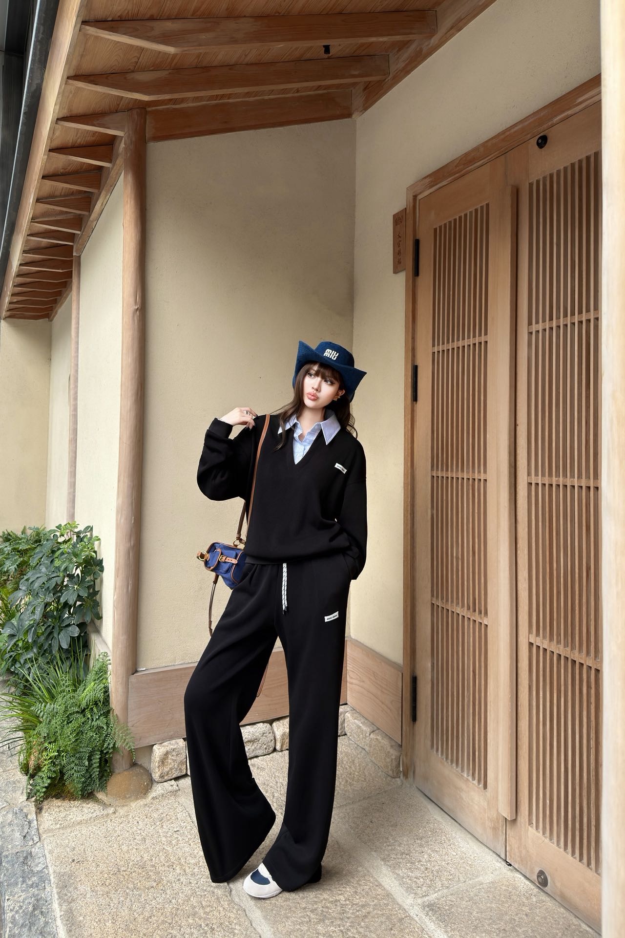 Miu 26fw sweatshirt pants sets