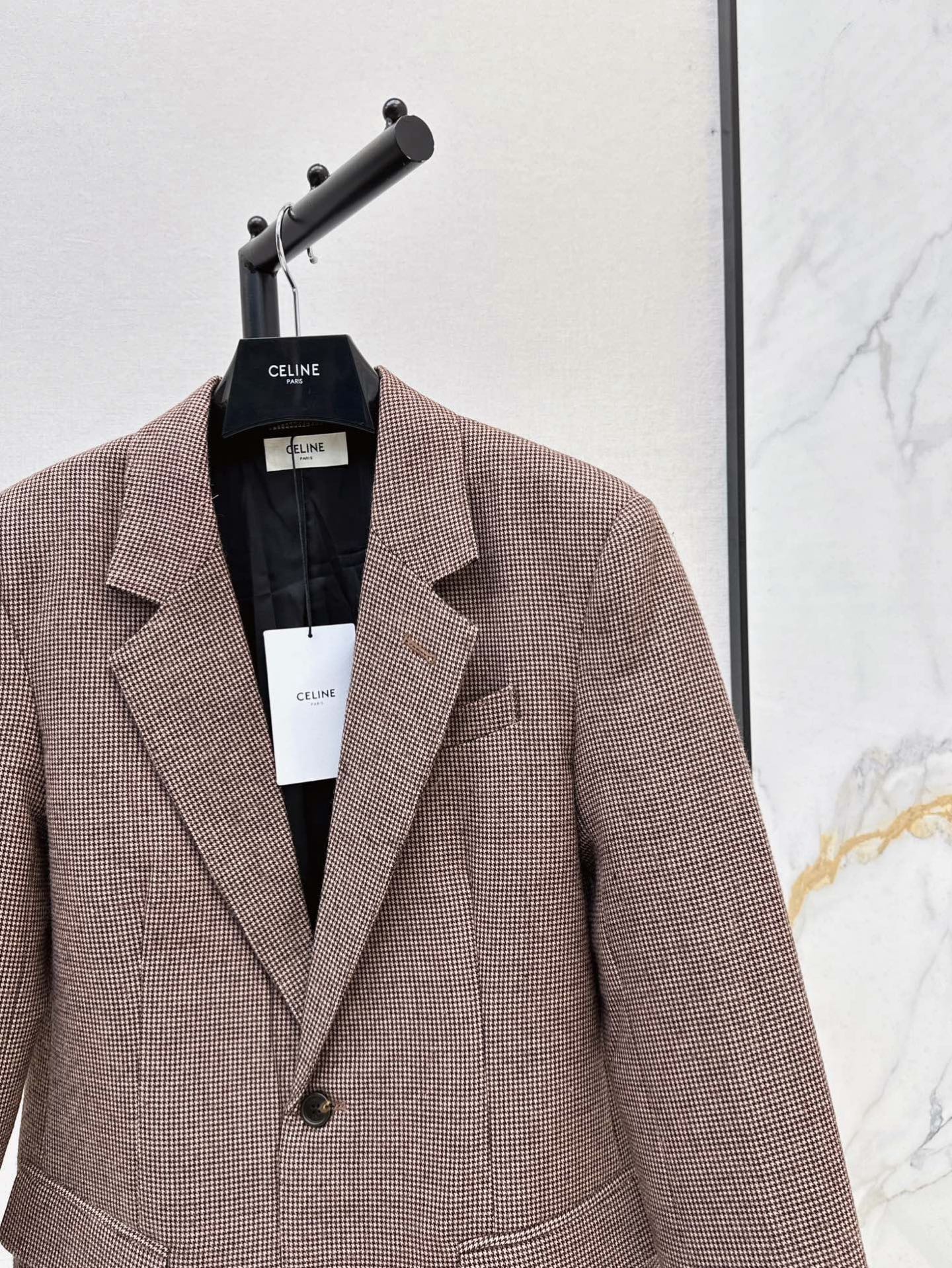 Celi 26fw houndstooth blazer