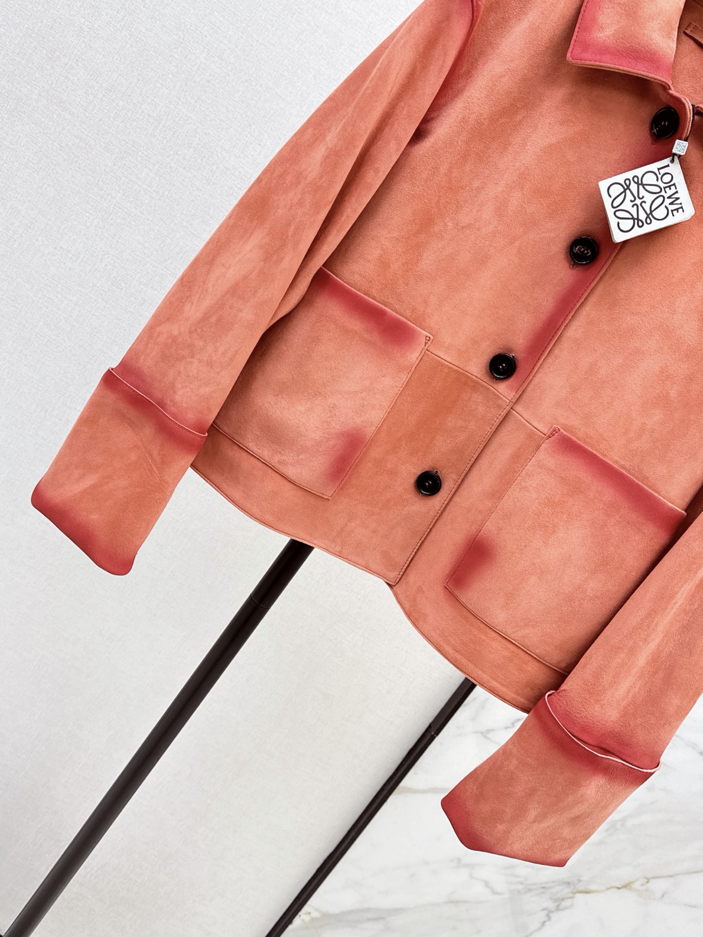 Loe 26fw suede leather jacket