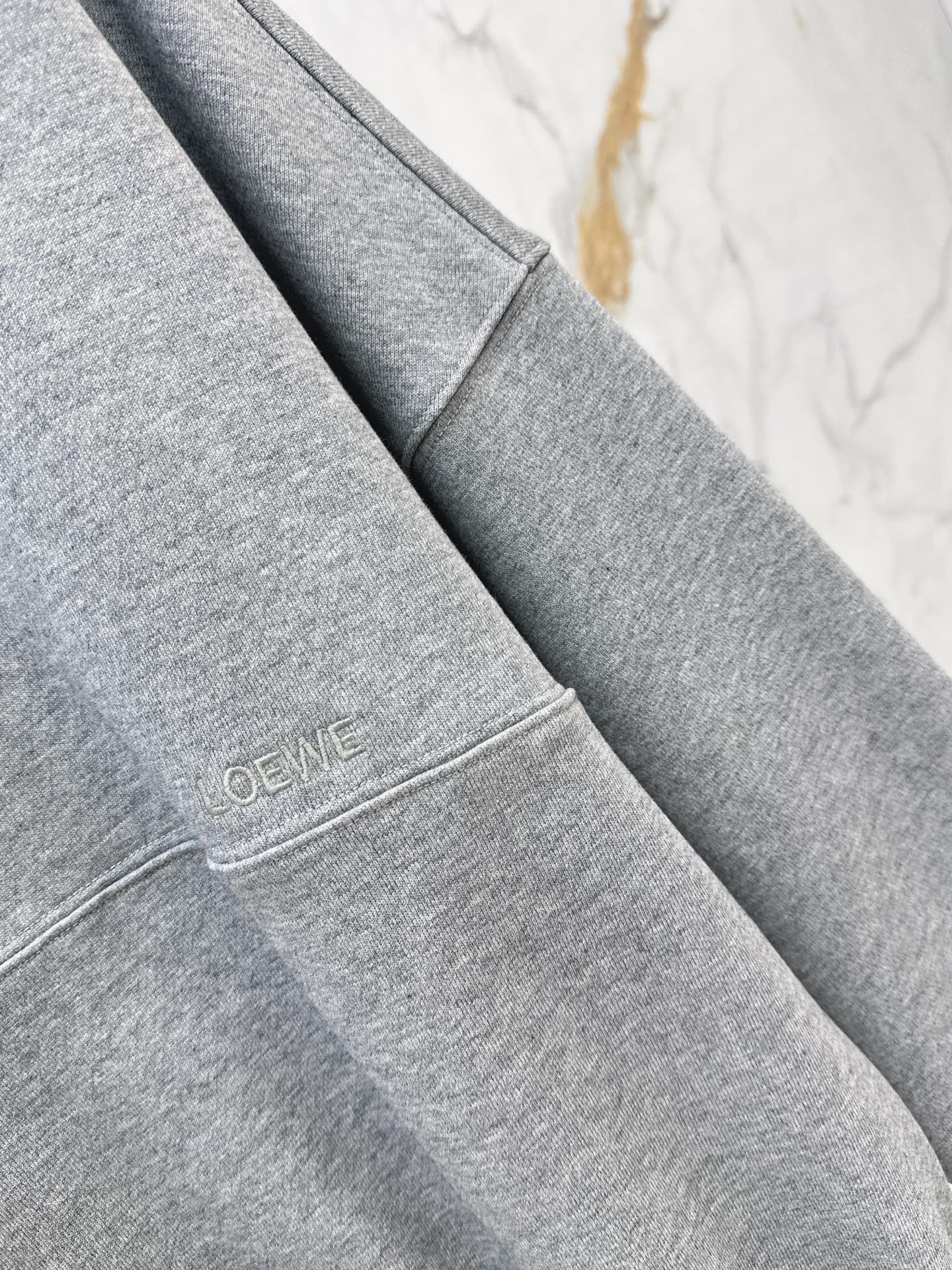 Loe 26fw drawstring sweatshirt