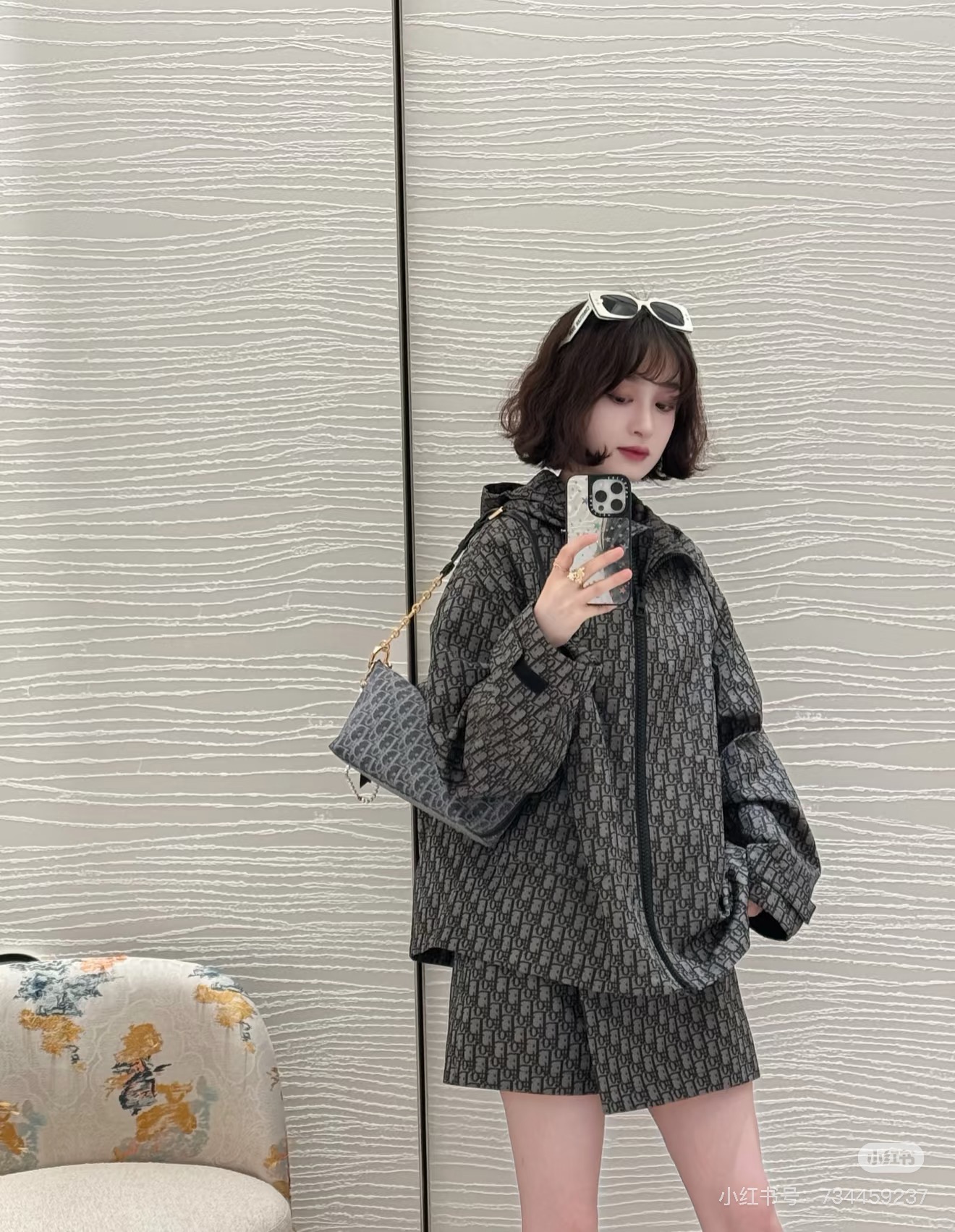 CD 26fw jacquard overzise jacket