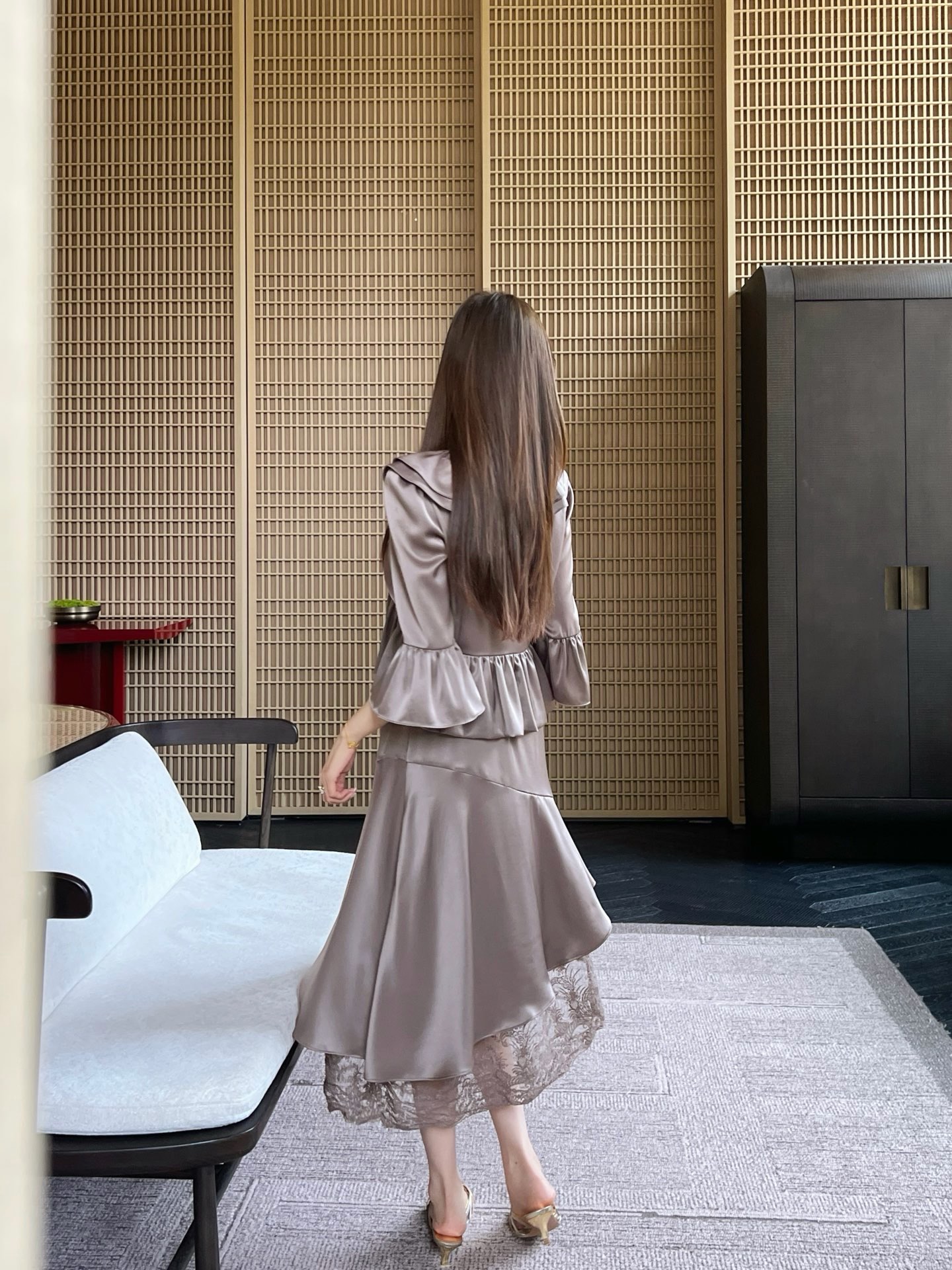 Chol 26ss contract lace skirt
