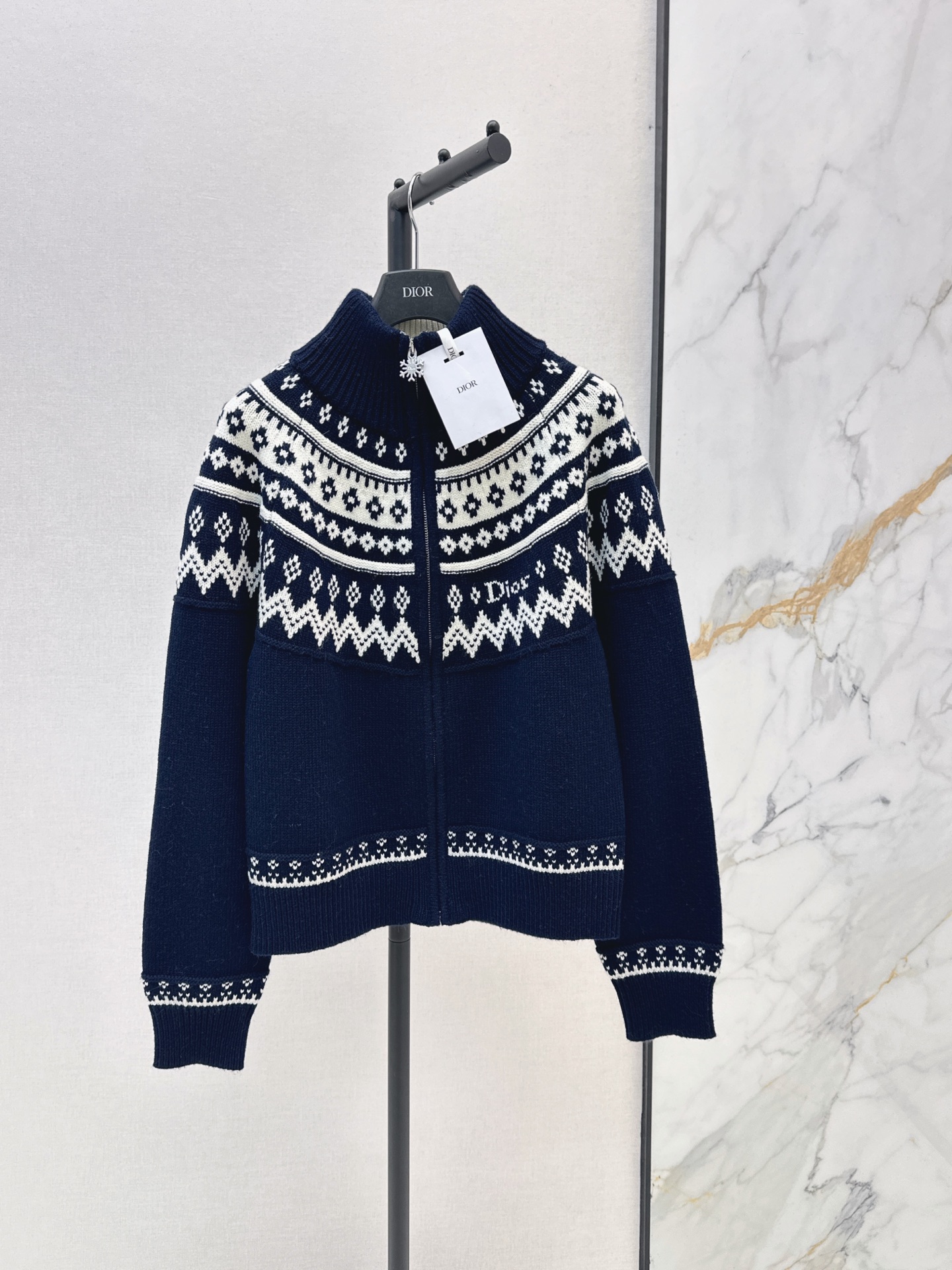 CD 26fw fair isle knit jacket