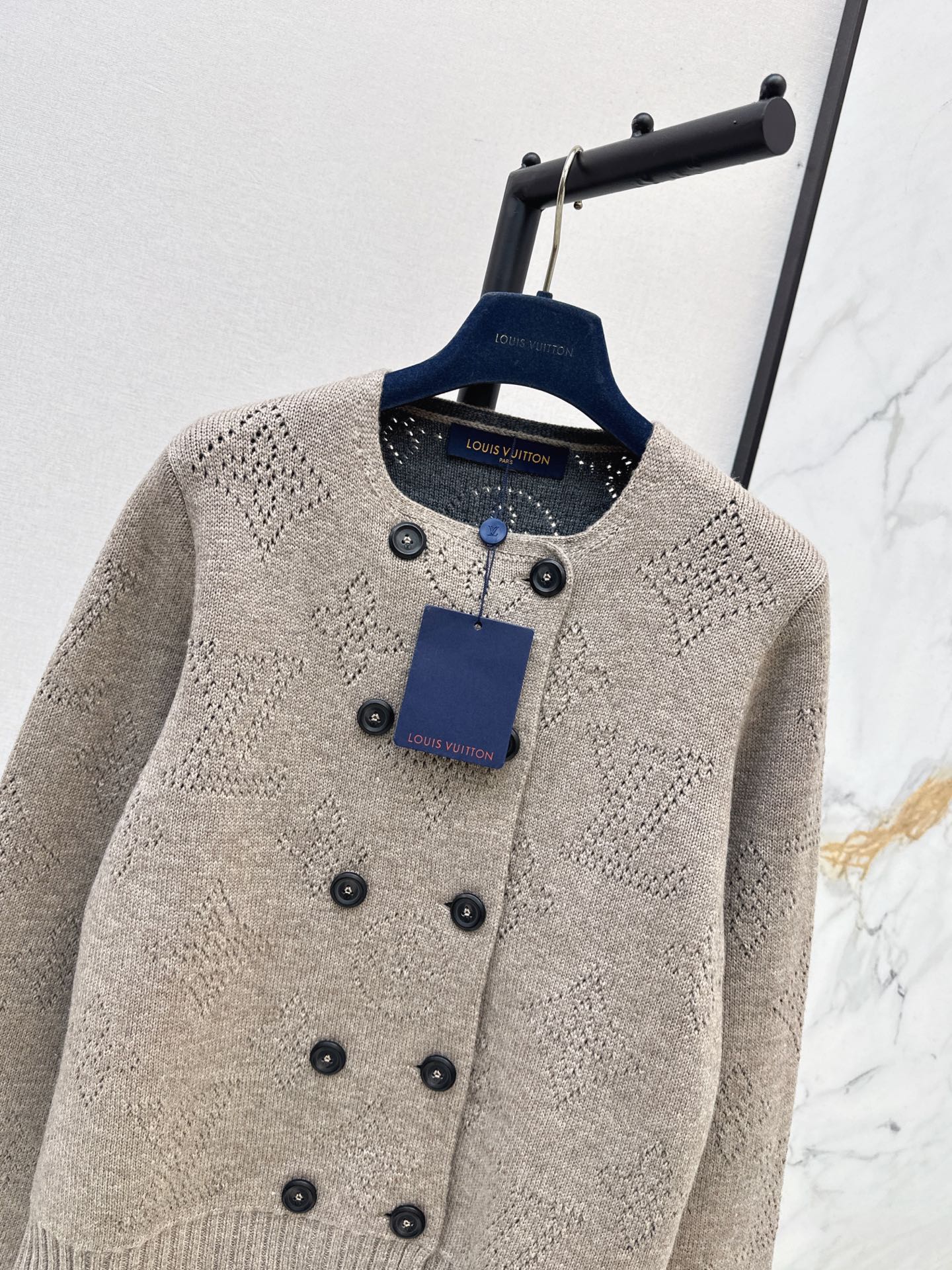 Loui 26fw hollow knit jacket