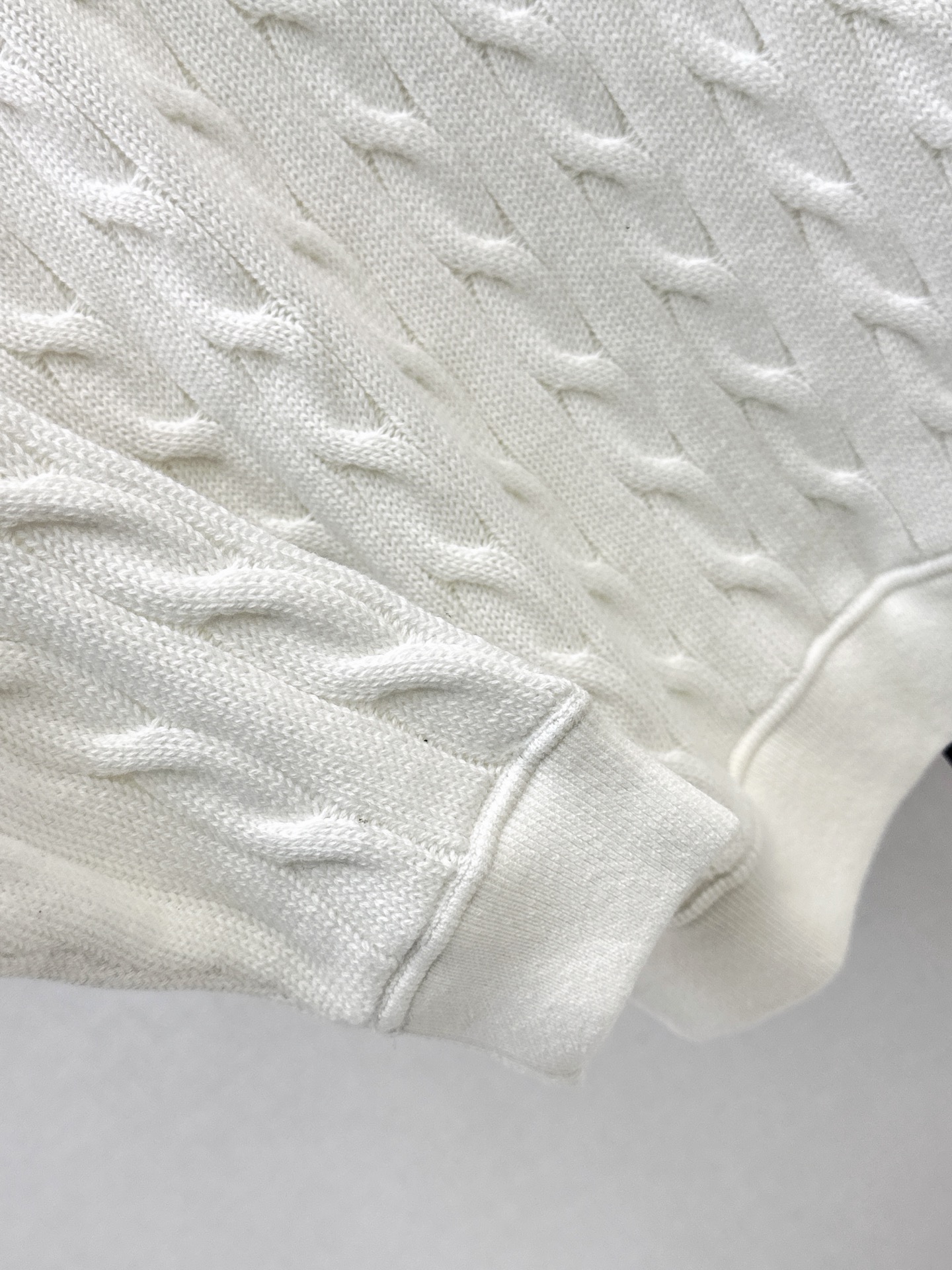 Ralp 26fw cable knit top
