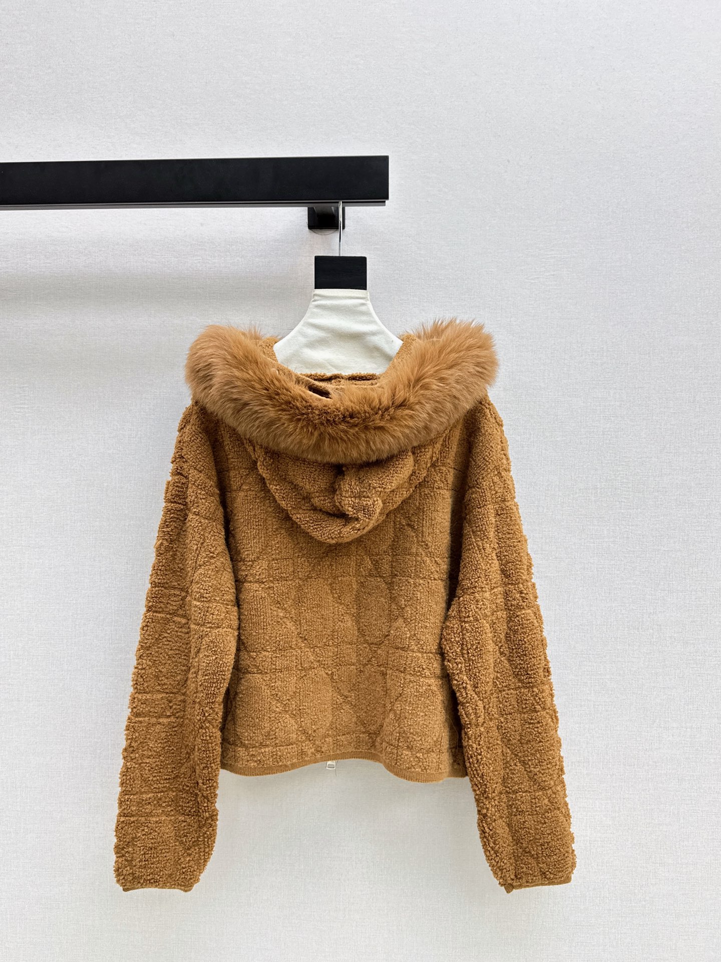 CD 26fw fur-trim hooded jacket
