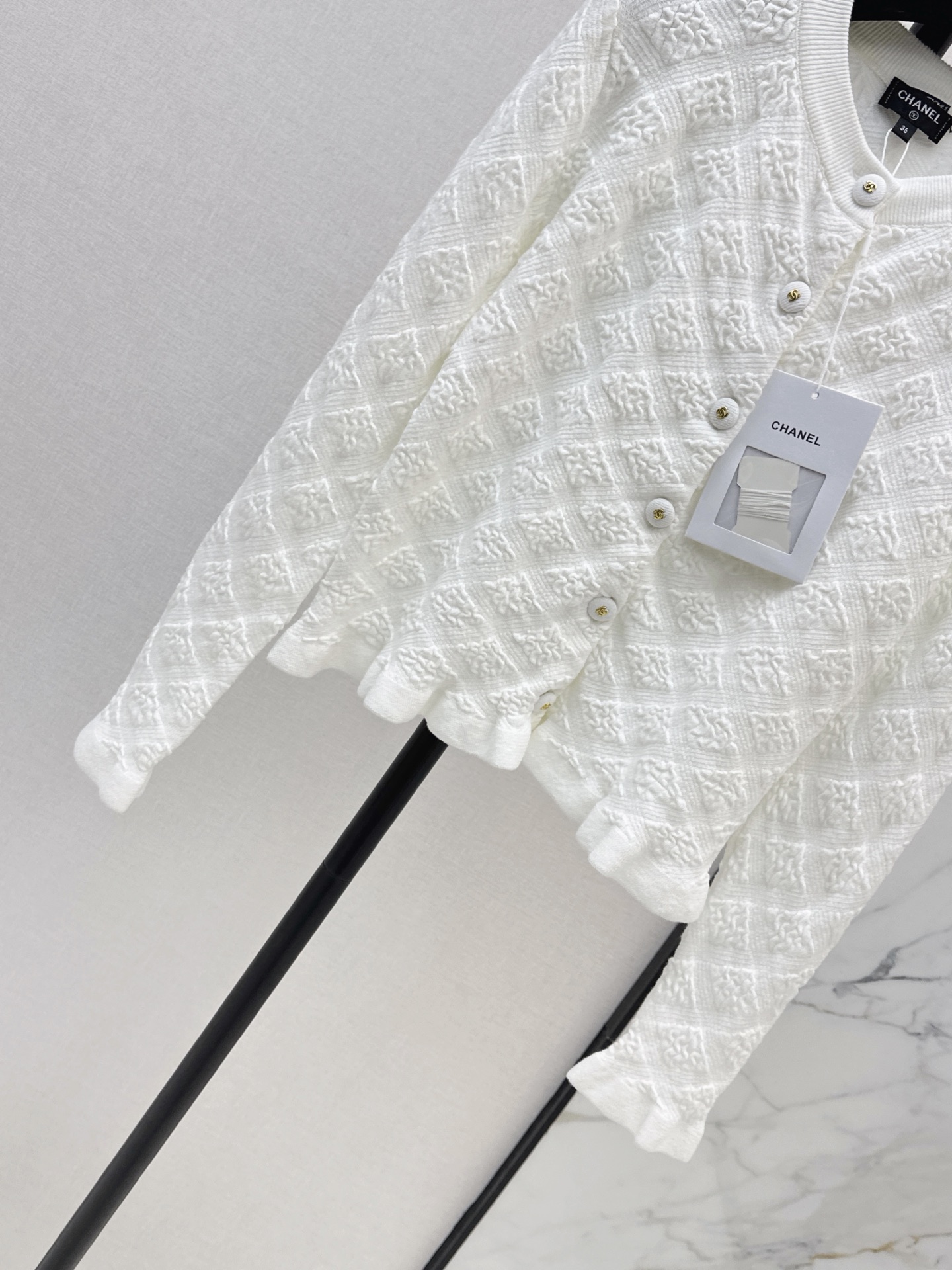 Chan 26fw jacquard cardigan