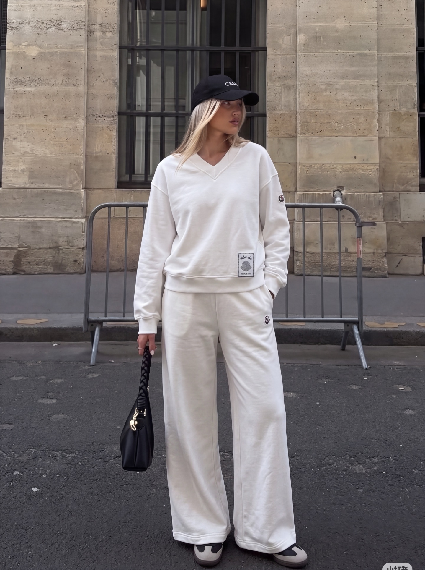 Monc 26fw casual sweatshirt pants sets