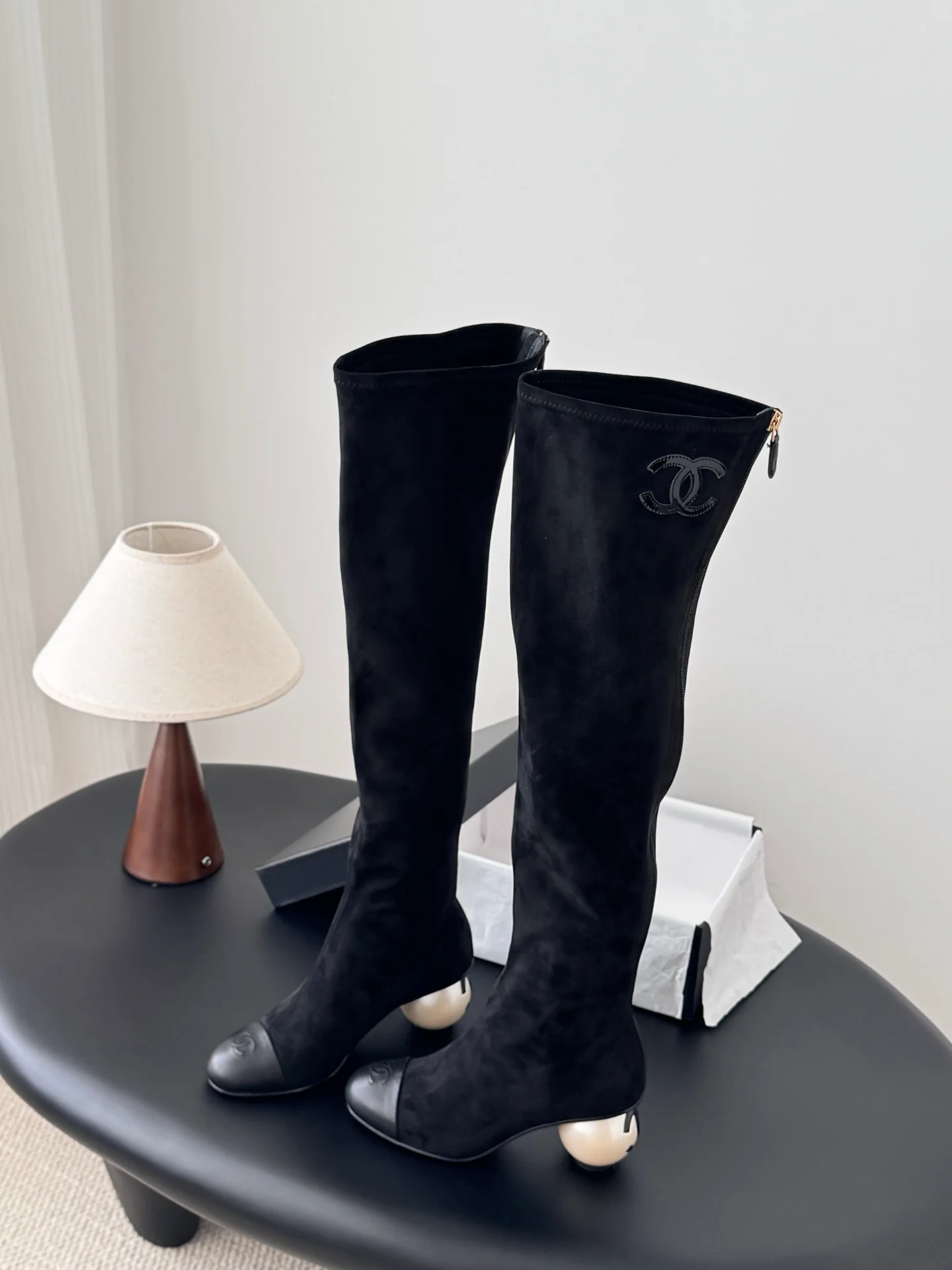 Chan 25fw over the knee boots