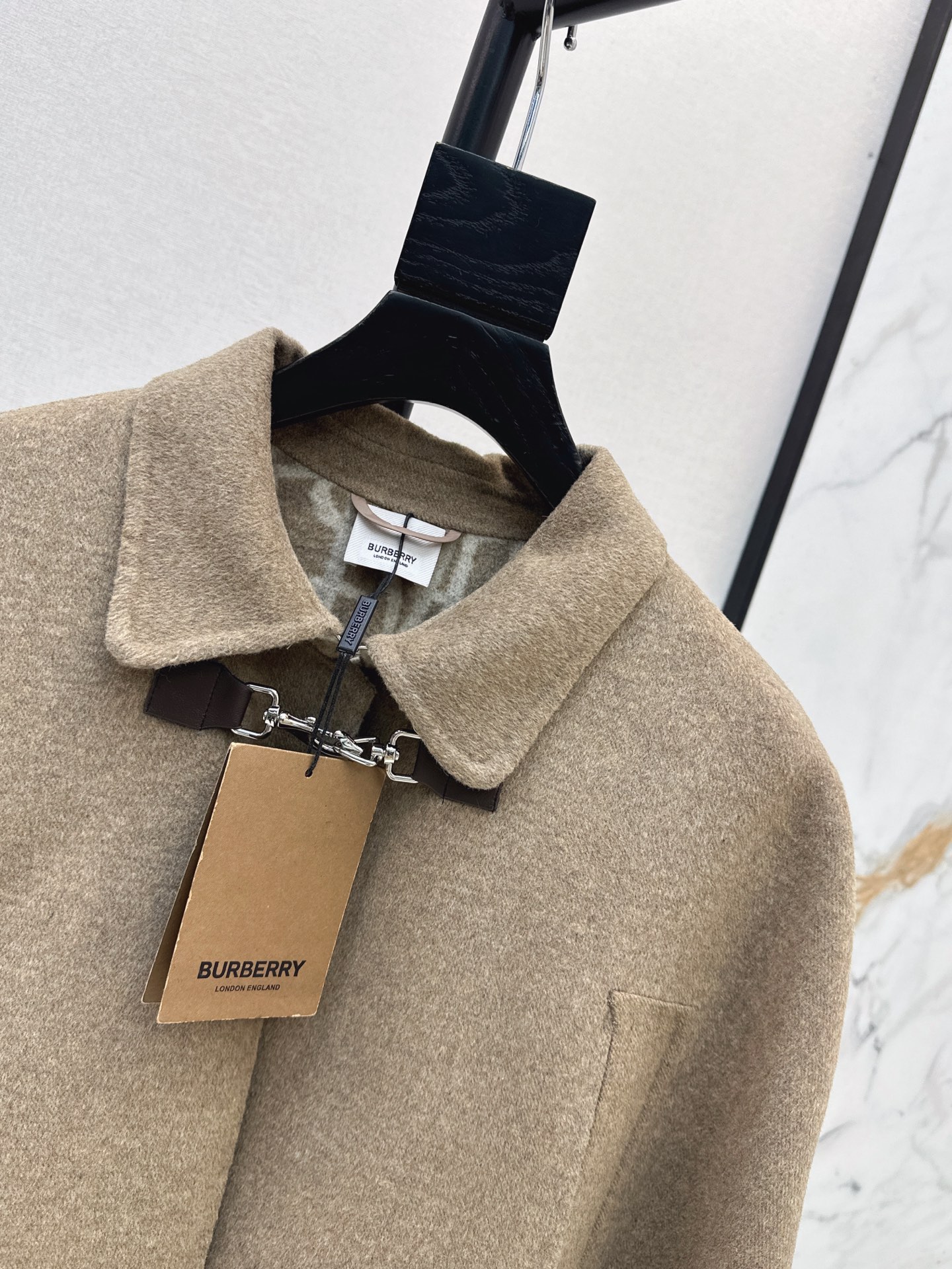 Bur 26fw woolen cape overcoats