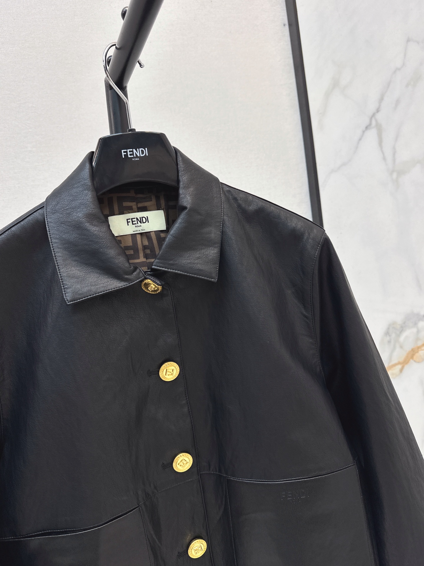 Fen 26fw pu jacket