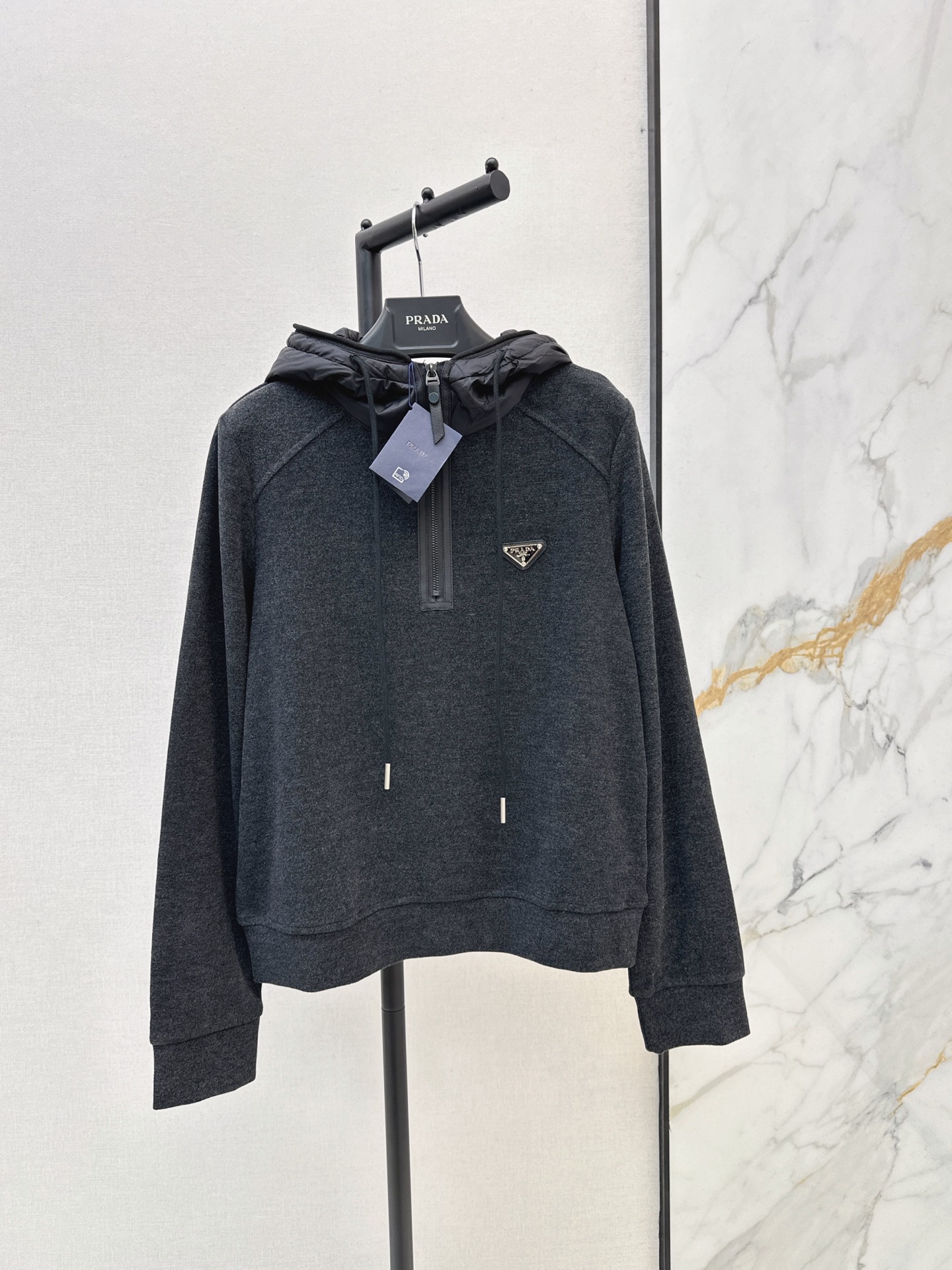 Pra 26fw contract hooded sweatshirt