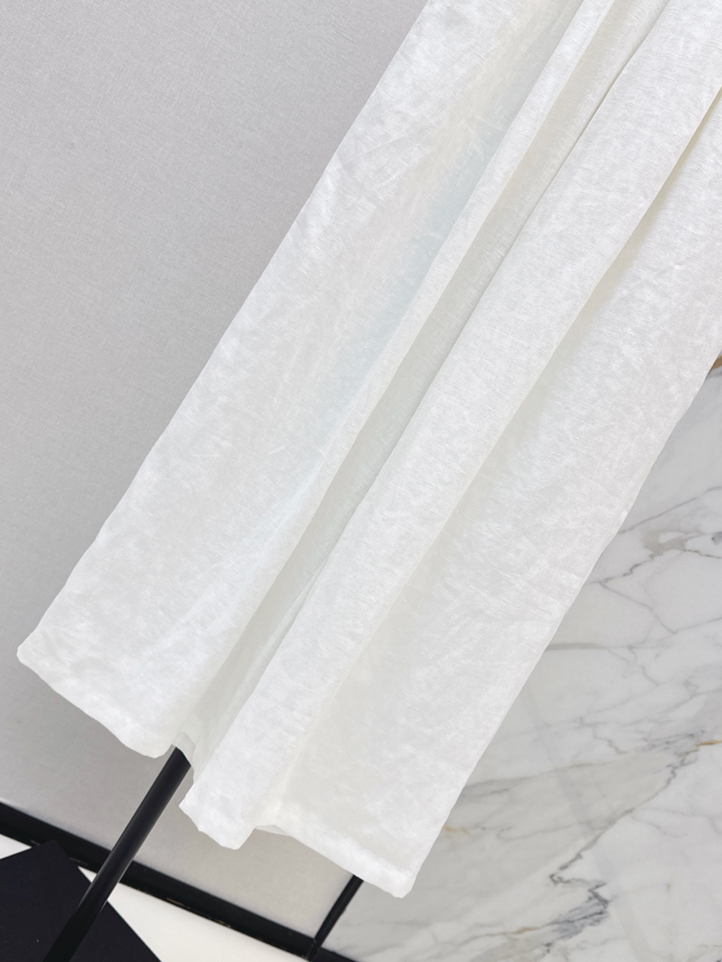 Brun 26ss belted straight-leg pants