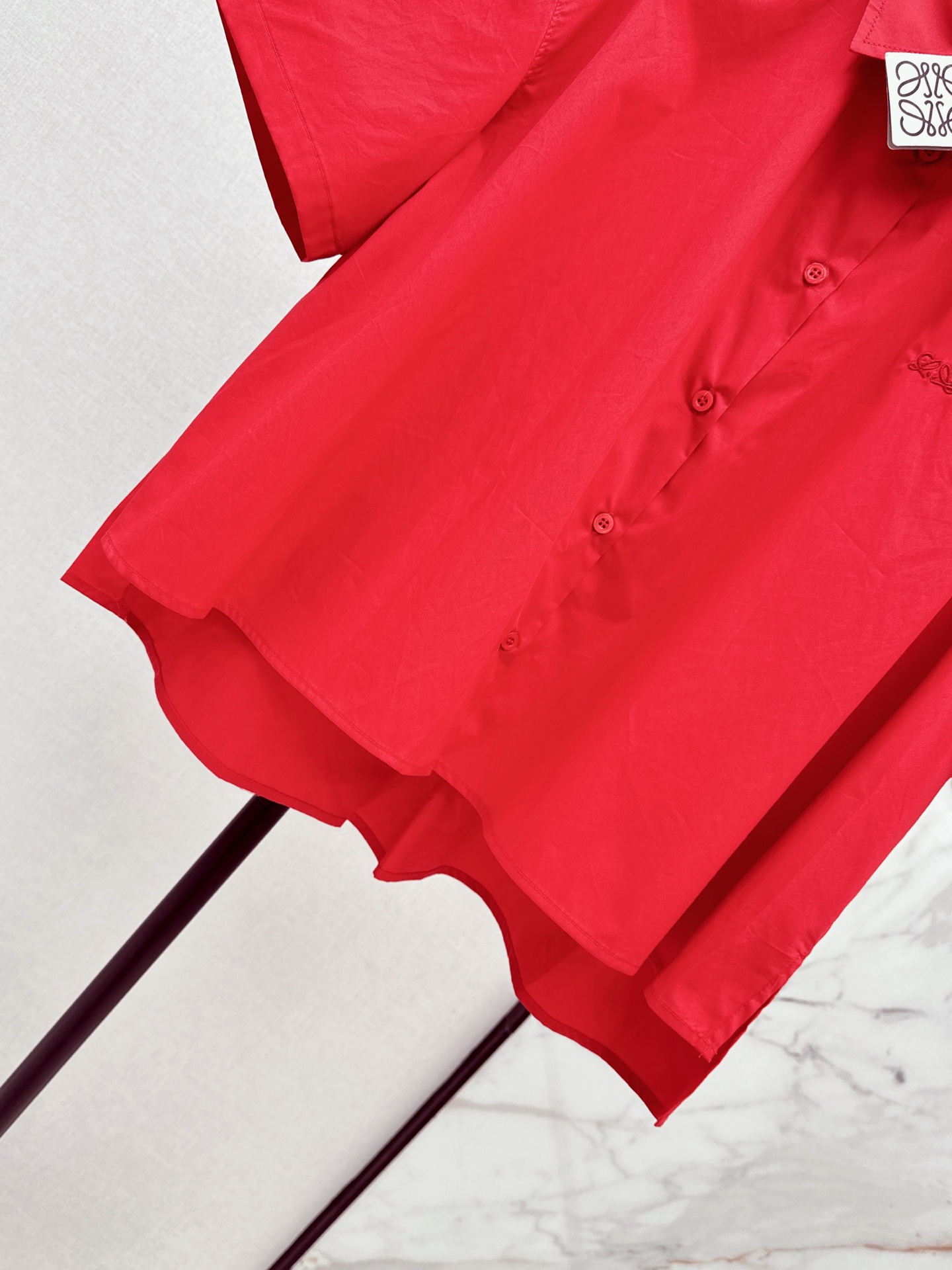 Loe 26fw cropped shirt