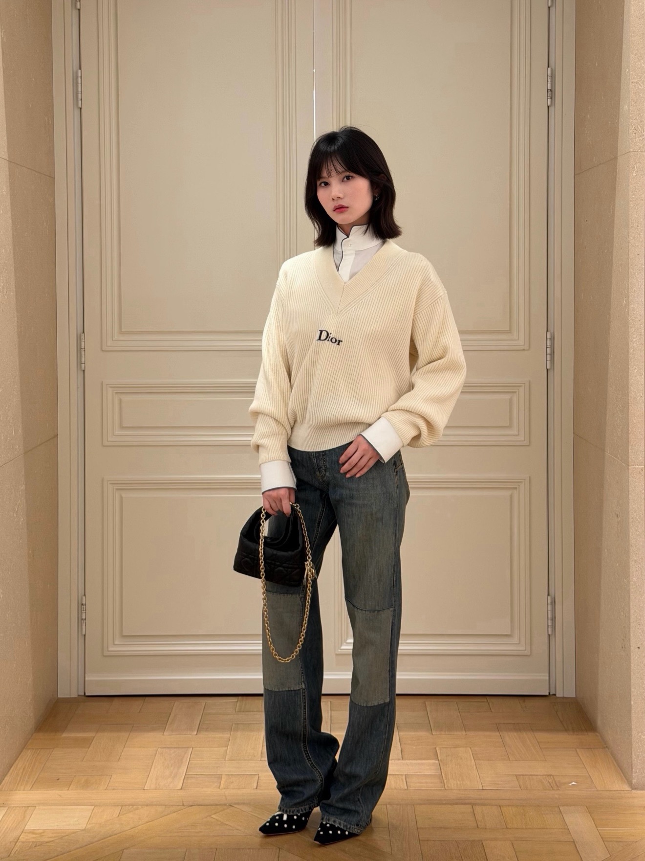 CD 26fw v-neck sweater