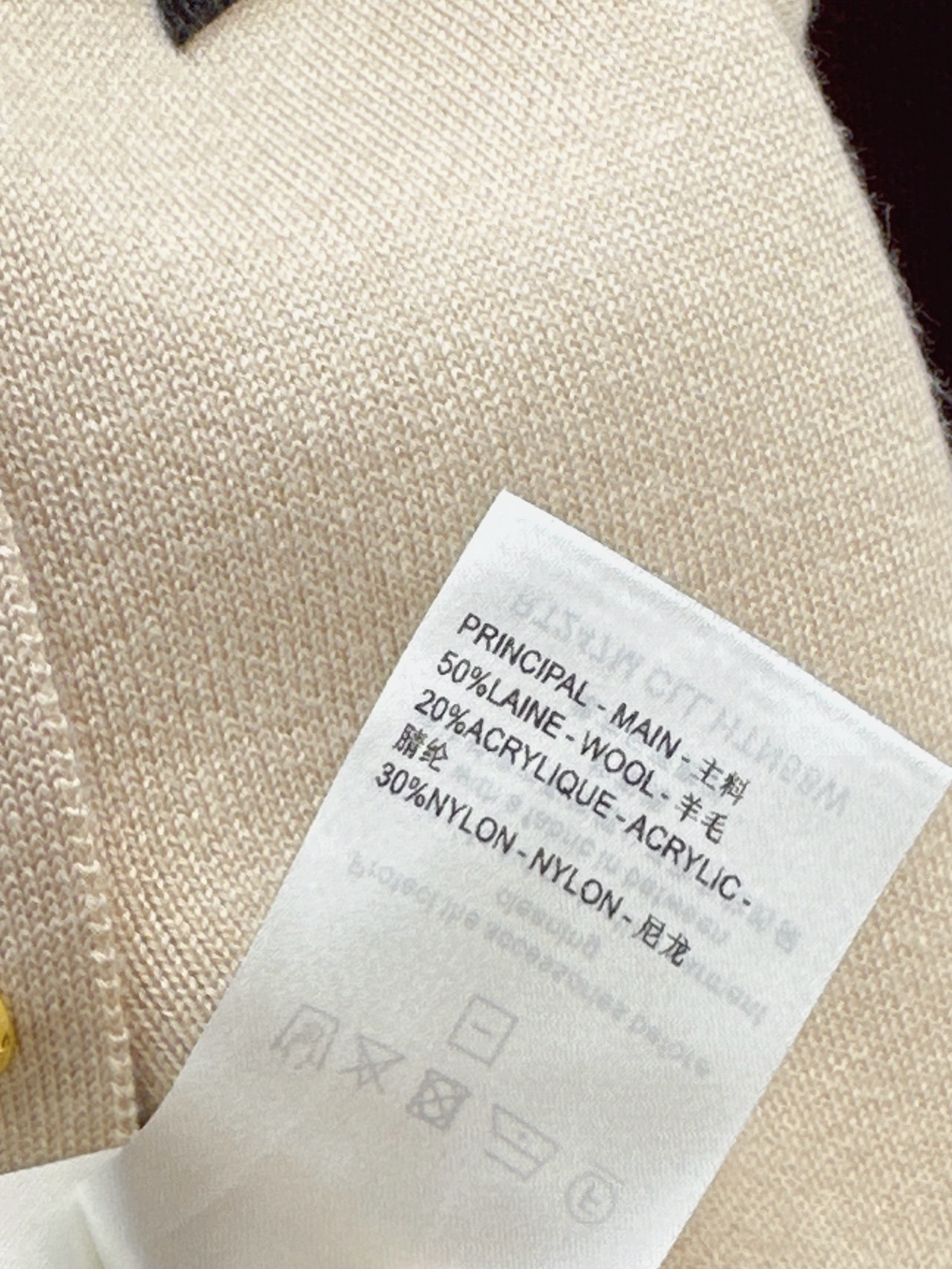 Loui 26fw contract knit bomber jacket
