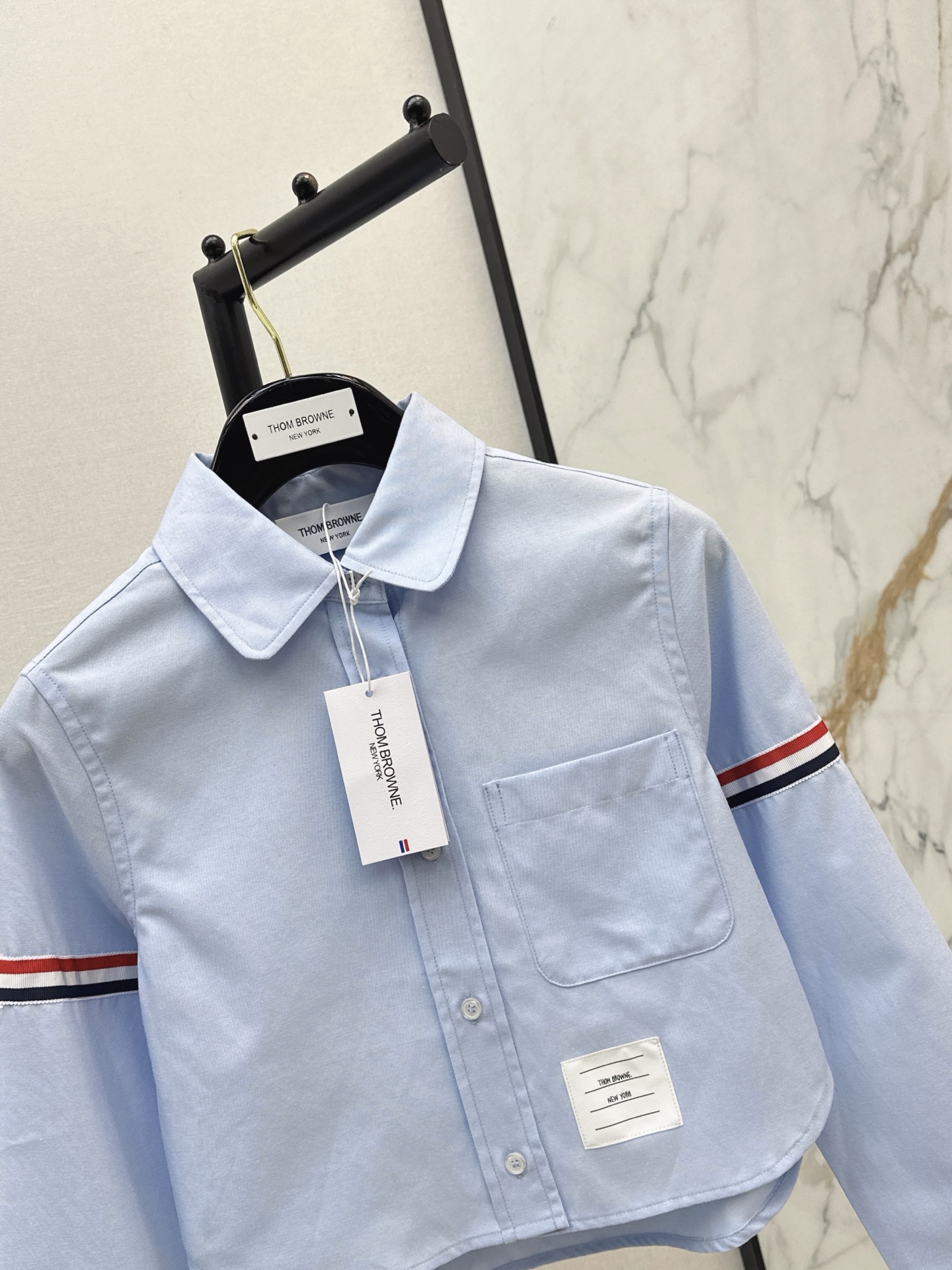 Thom 26fw cropped shirt