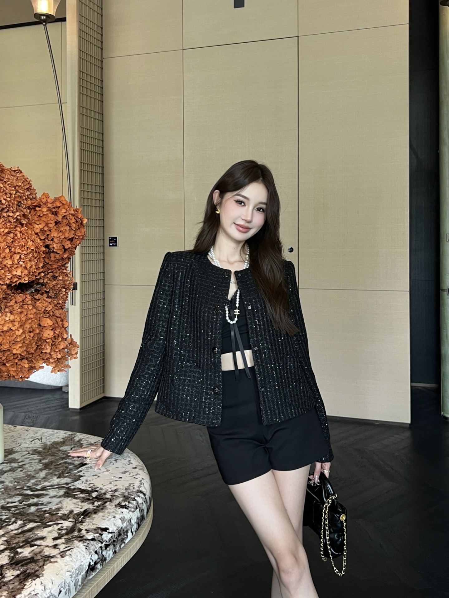 Chan 26fw tweed jacket