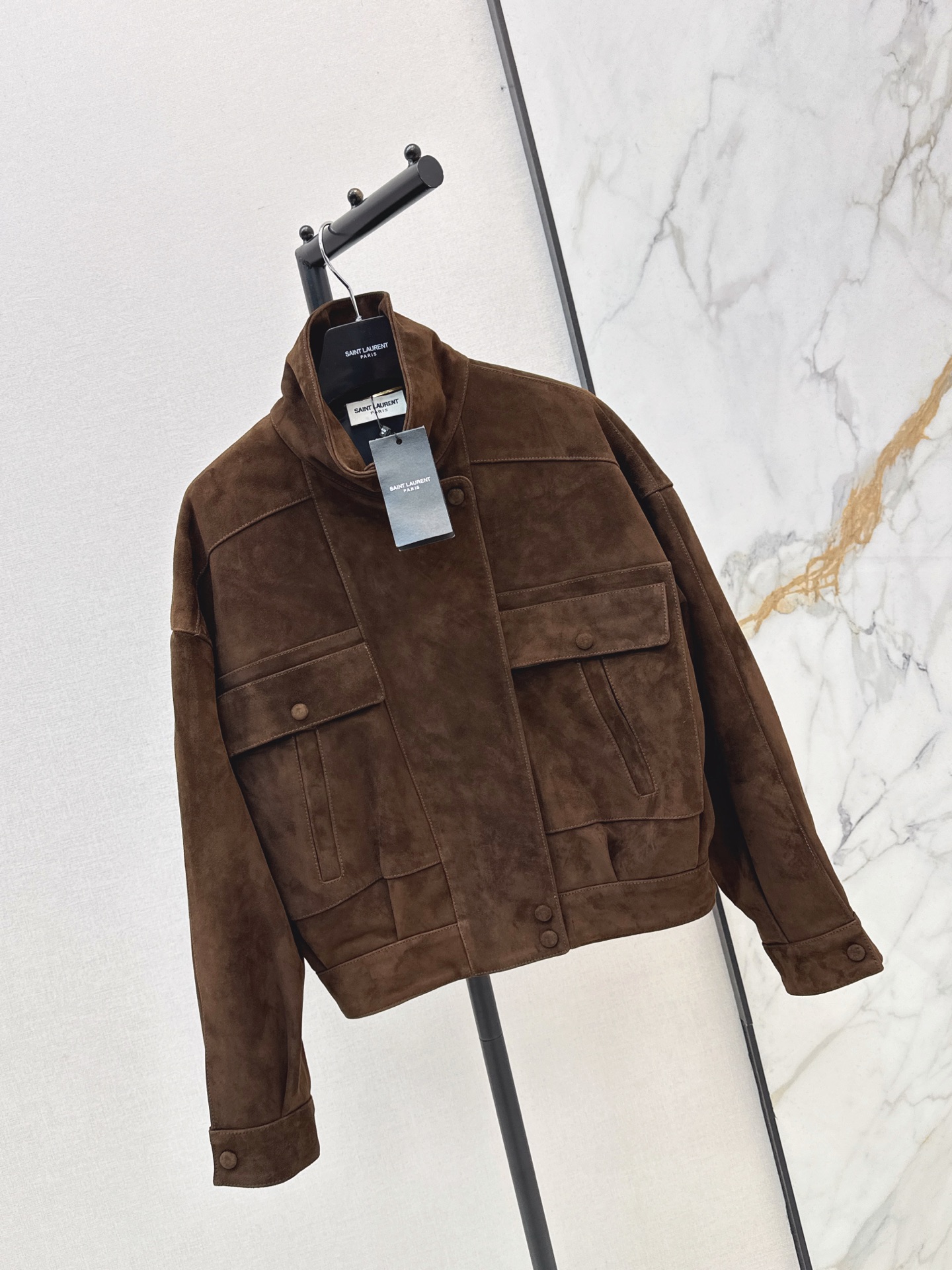 Sain 26fw suede leather jacket