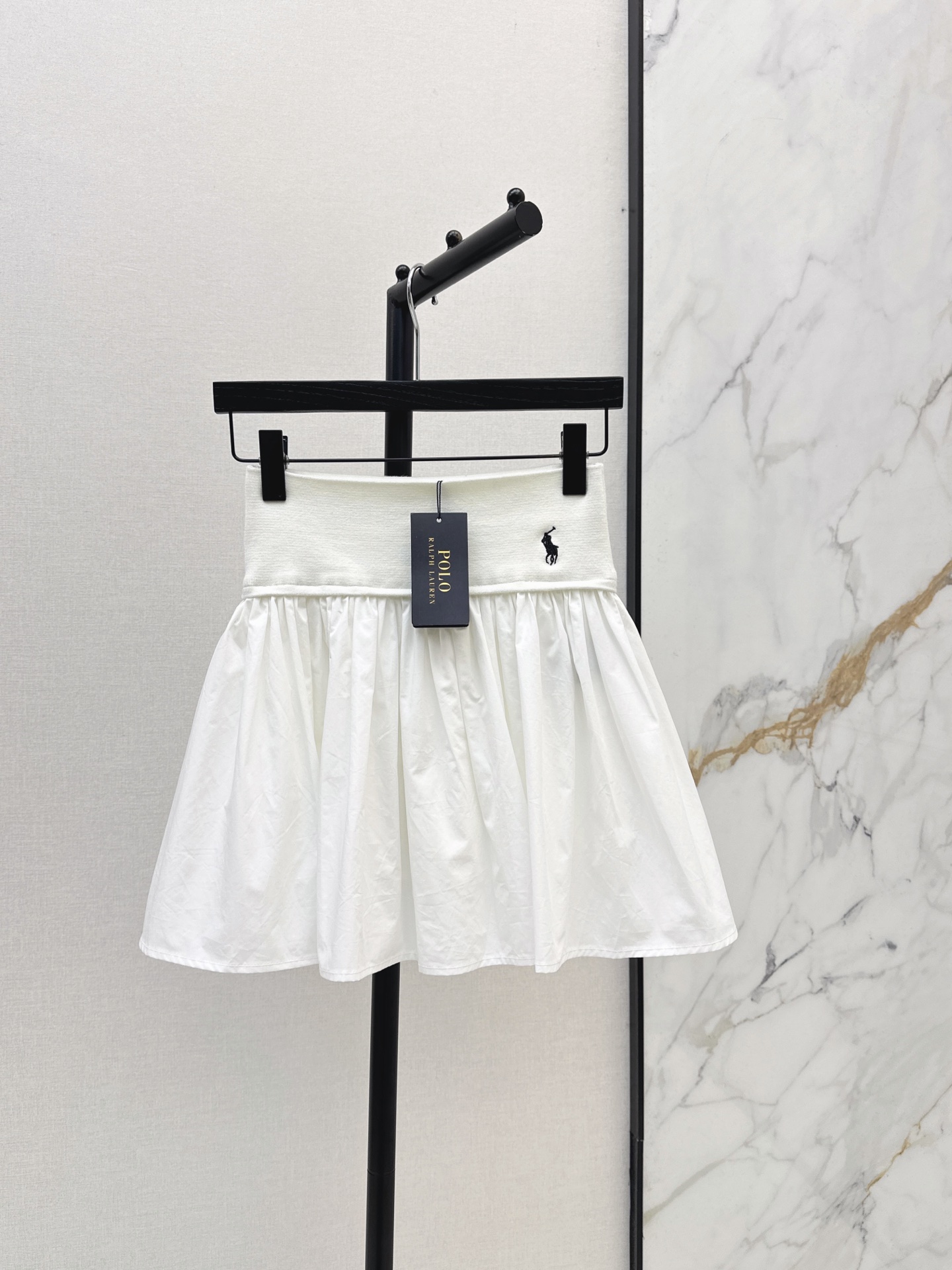 Ralp 26ss pleated mini skirt