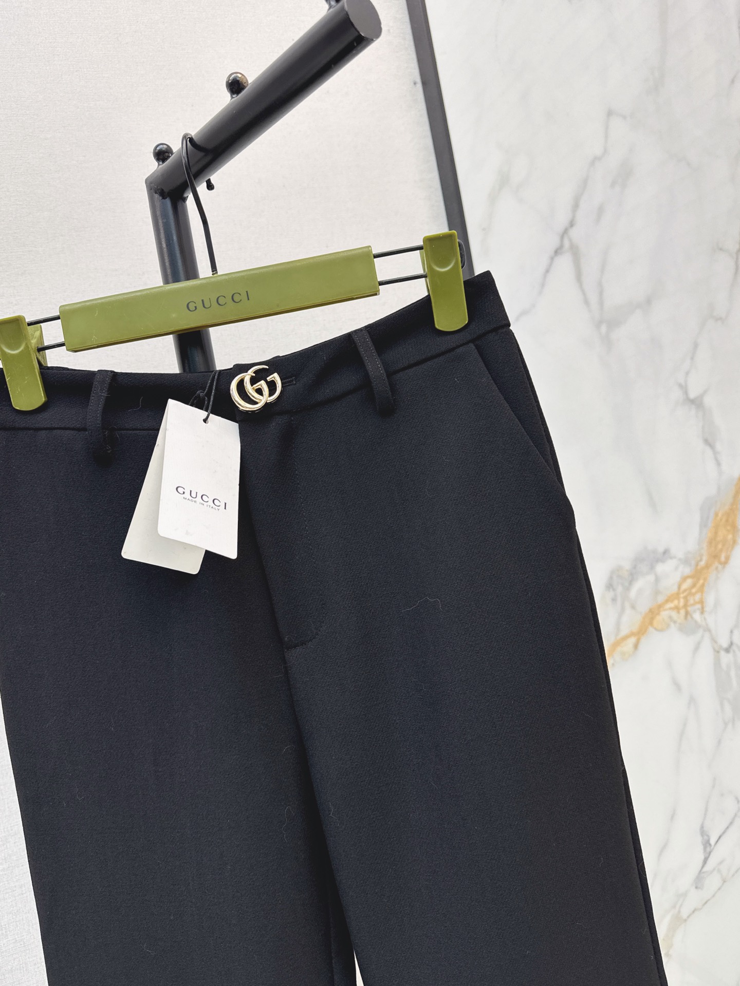 Guc 26fw straight-leg trousers