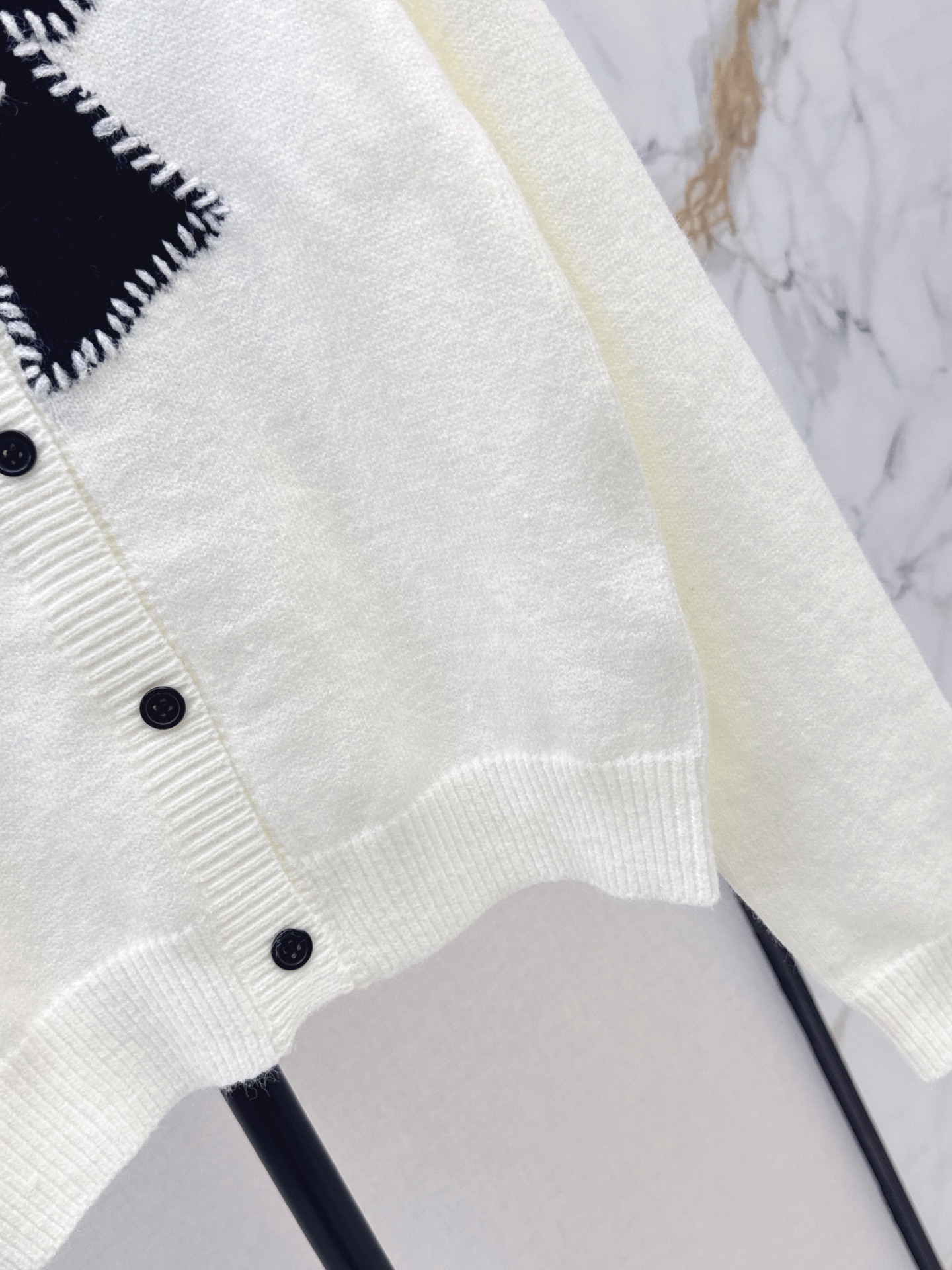Chan 26fw bow knit cardigan