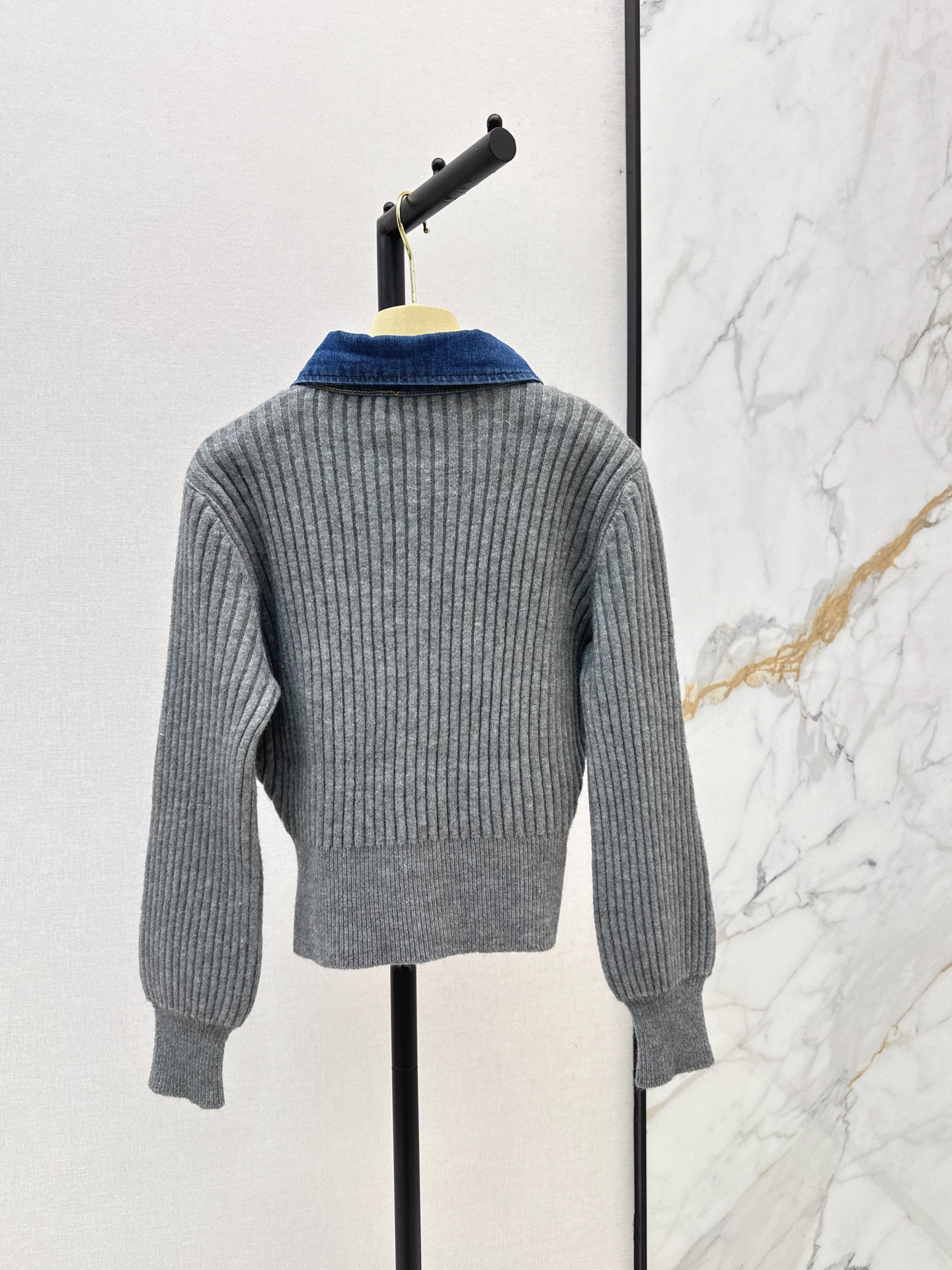 Miu 26fw 2in1 knit sweater