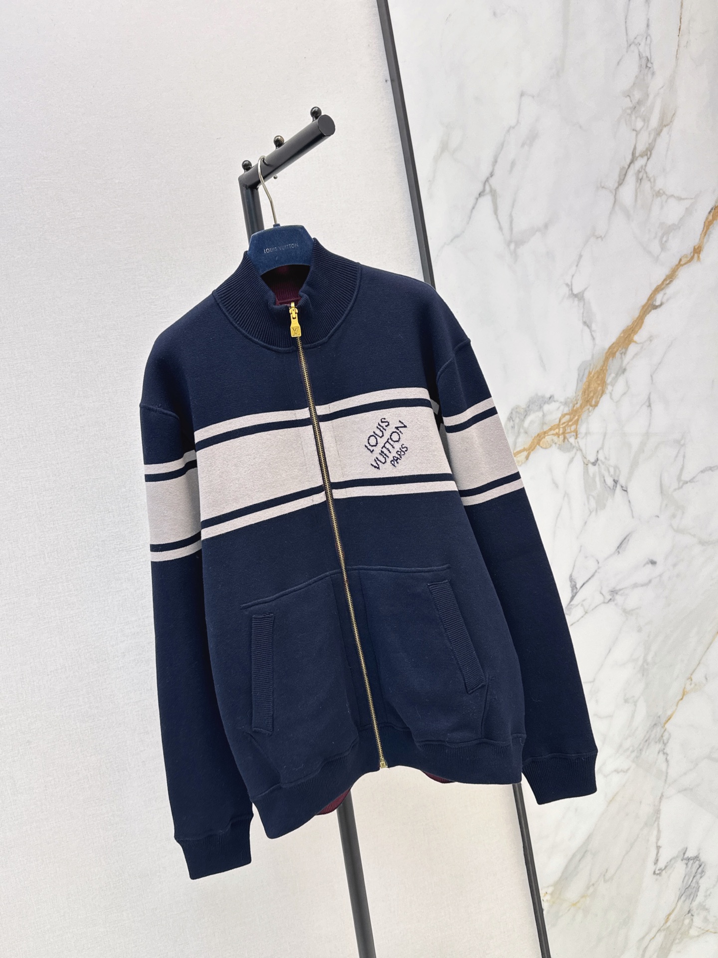 Loui 26fw reversible knit sweater