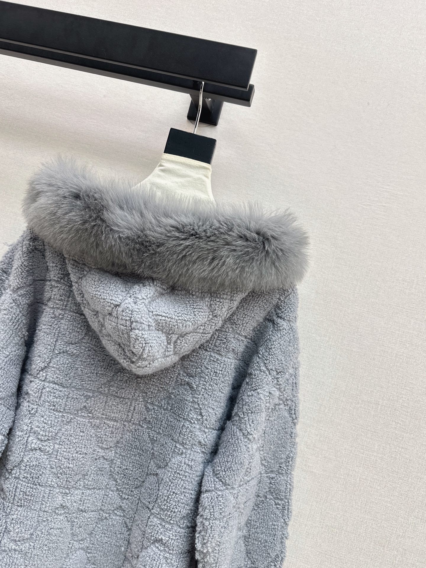 CD 26fw fur-trim hooded jacket