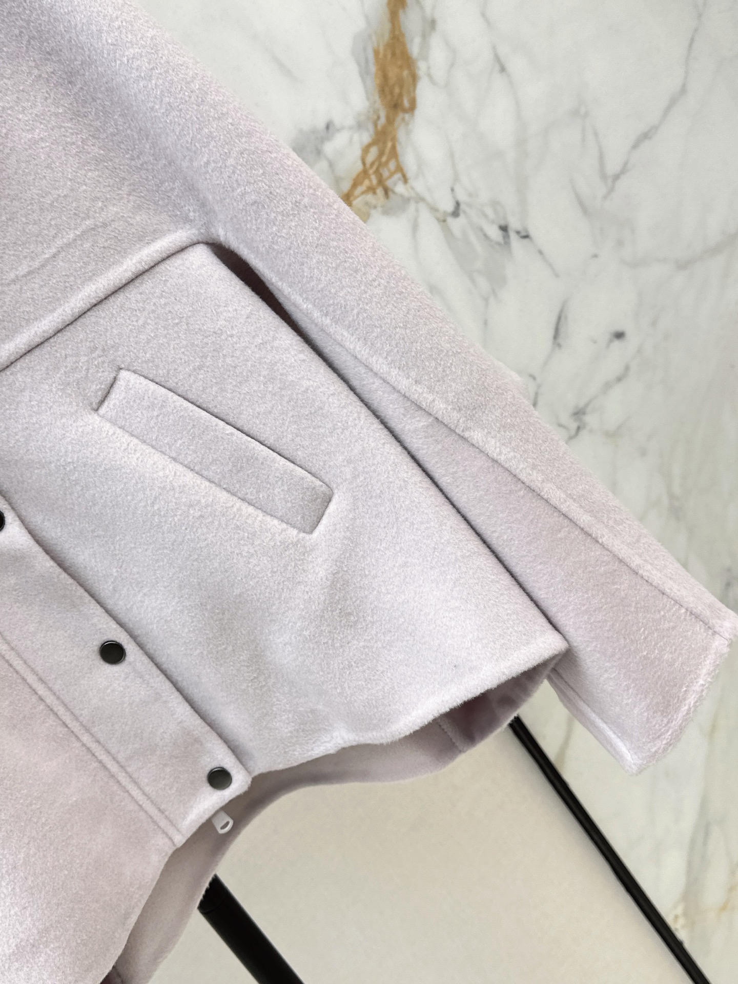 Brun 26fw woolen cropped jacket
