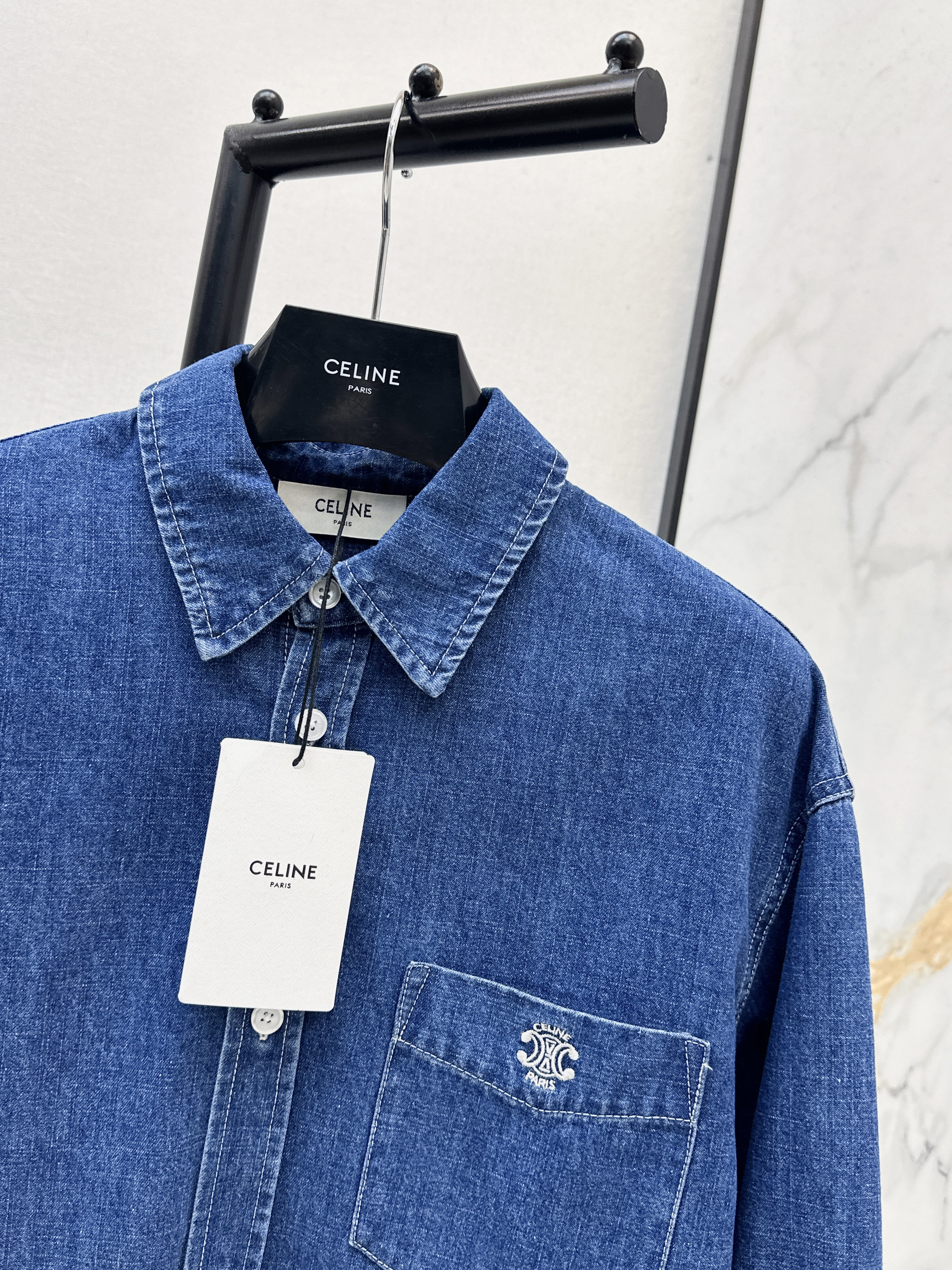 Celi 26ss denim shirt