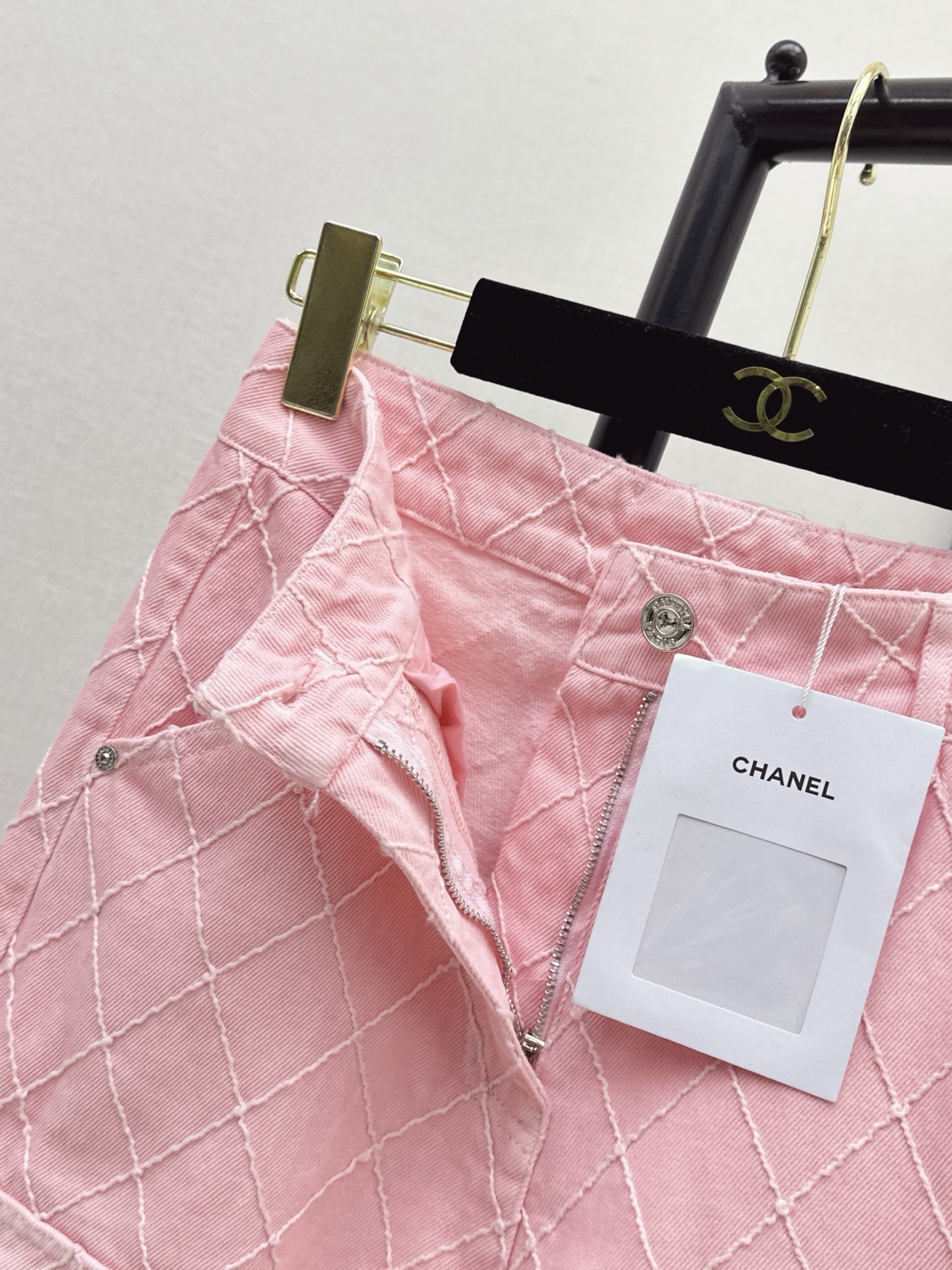 Chan 26ss embroidery denim pants