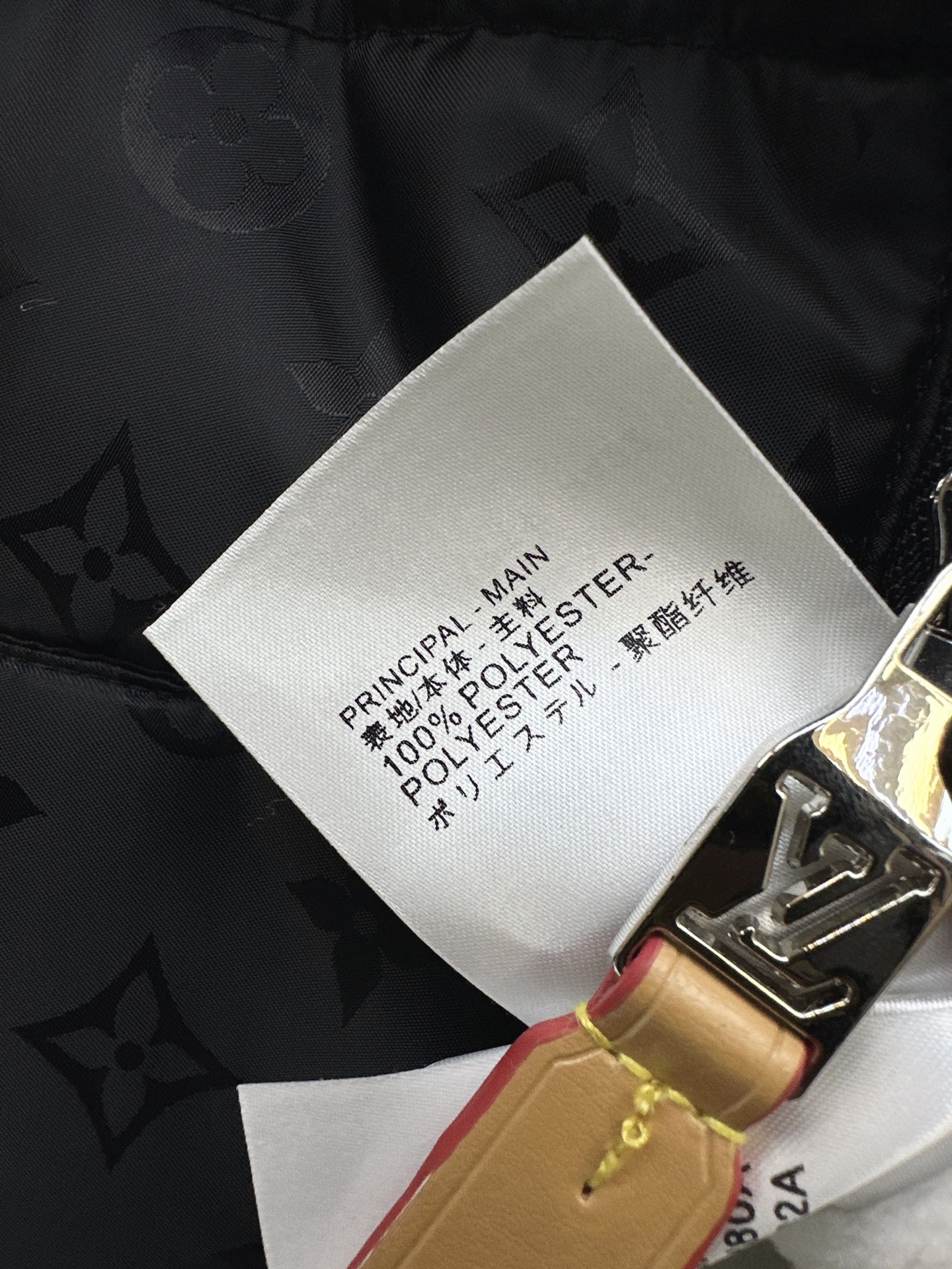 Loui 26fw jacquard hooded padded jacket