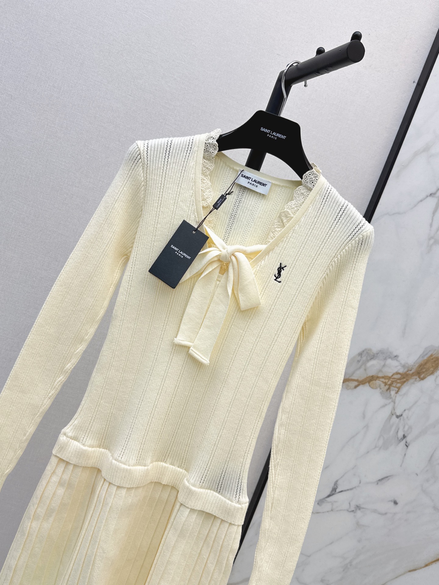 Sain 26fw ribbon knit dress