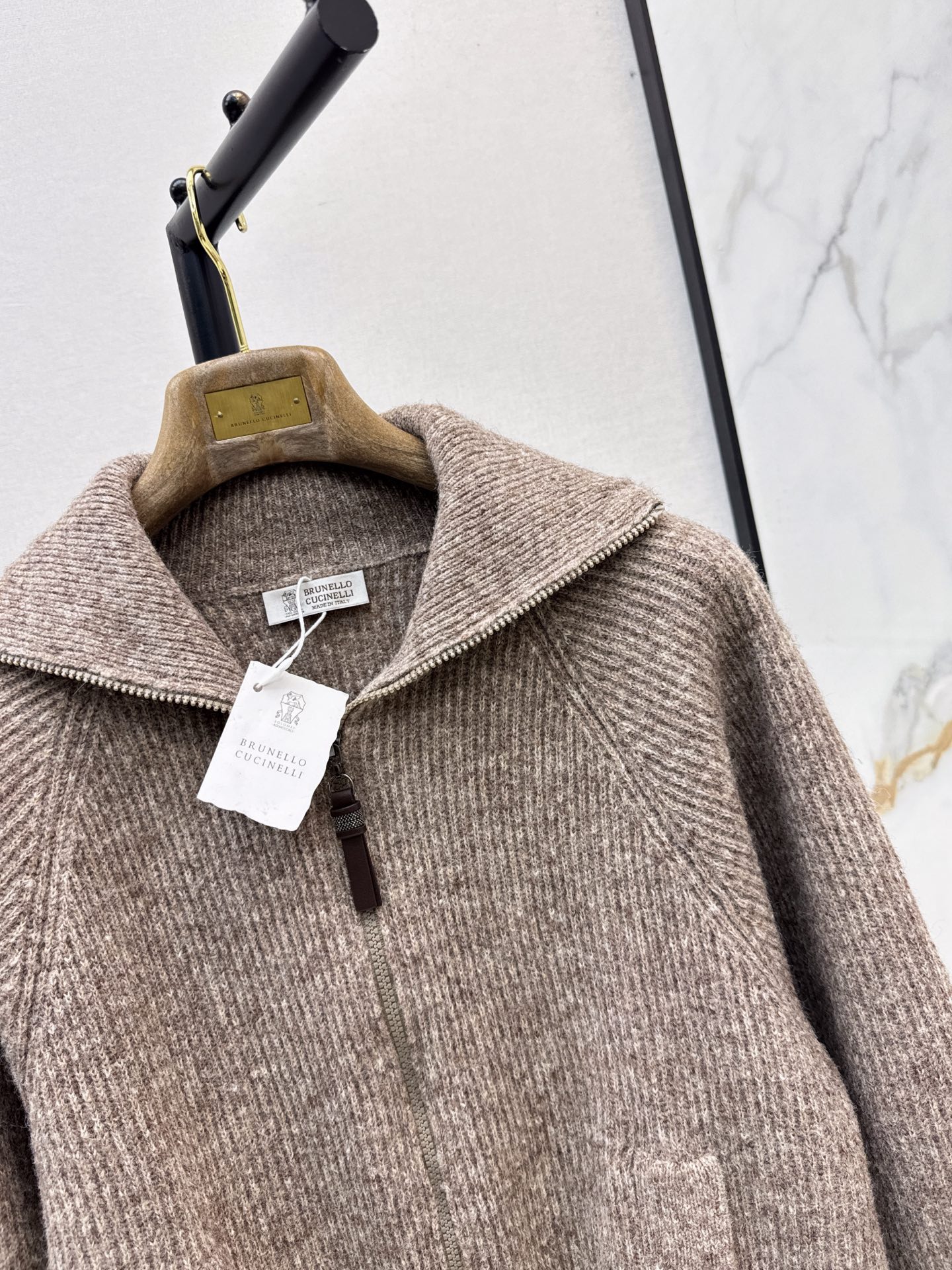 Brun 26fw wool cardigan