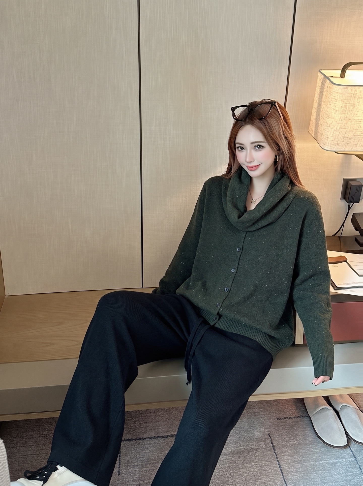 Row 26fw knit shawls cardigan sets